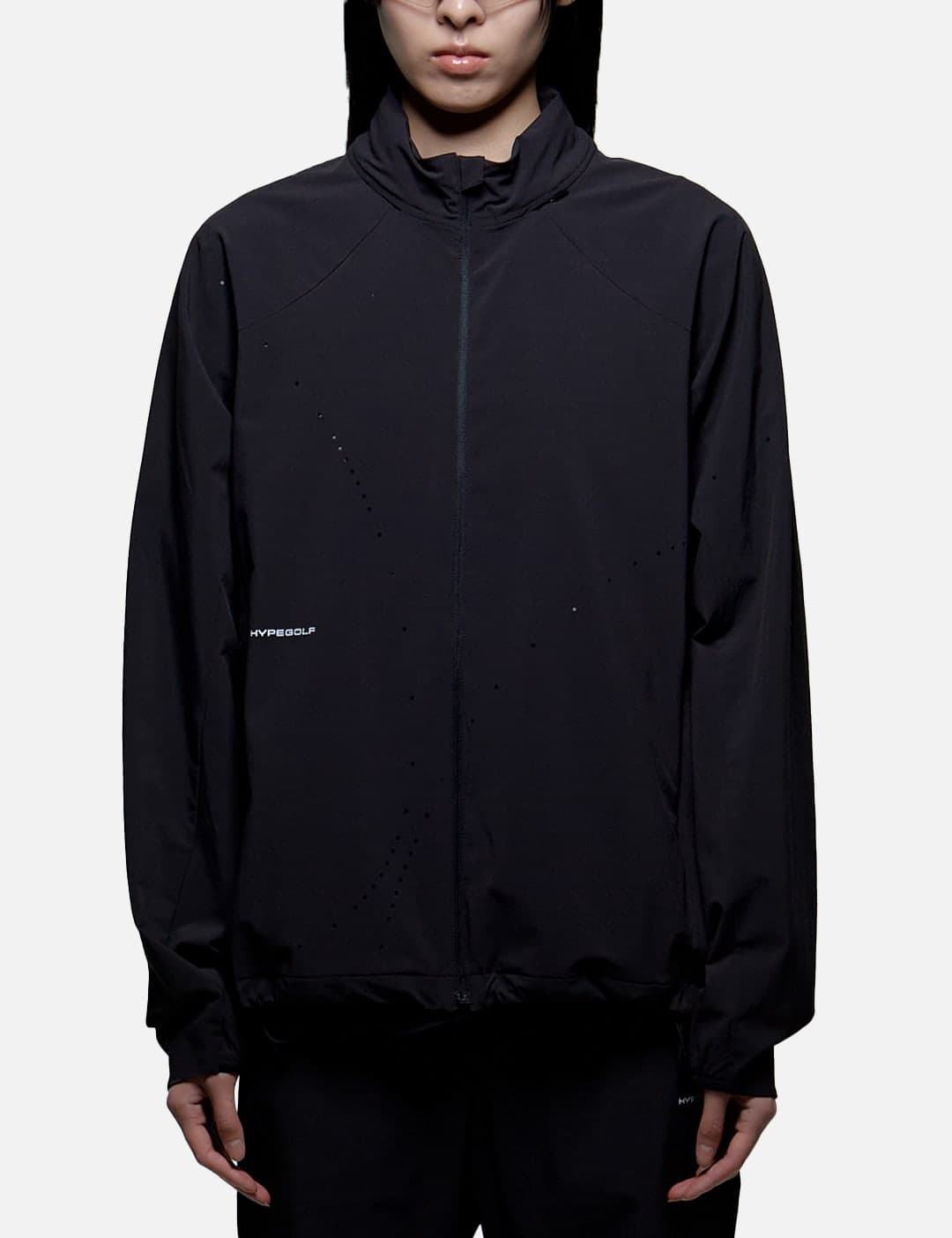 X POST ARCHIVE FACTION (PAF) Perforated Windbreaker view 6