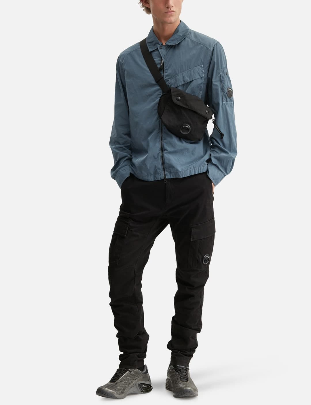 Nylon B Lens Zipped Waist Bag view 5