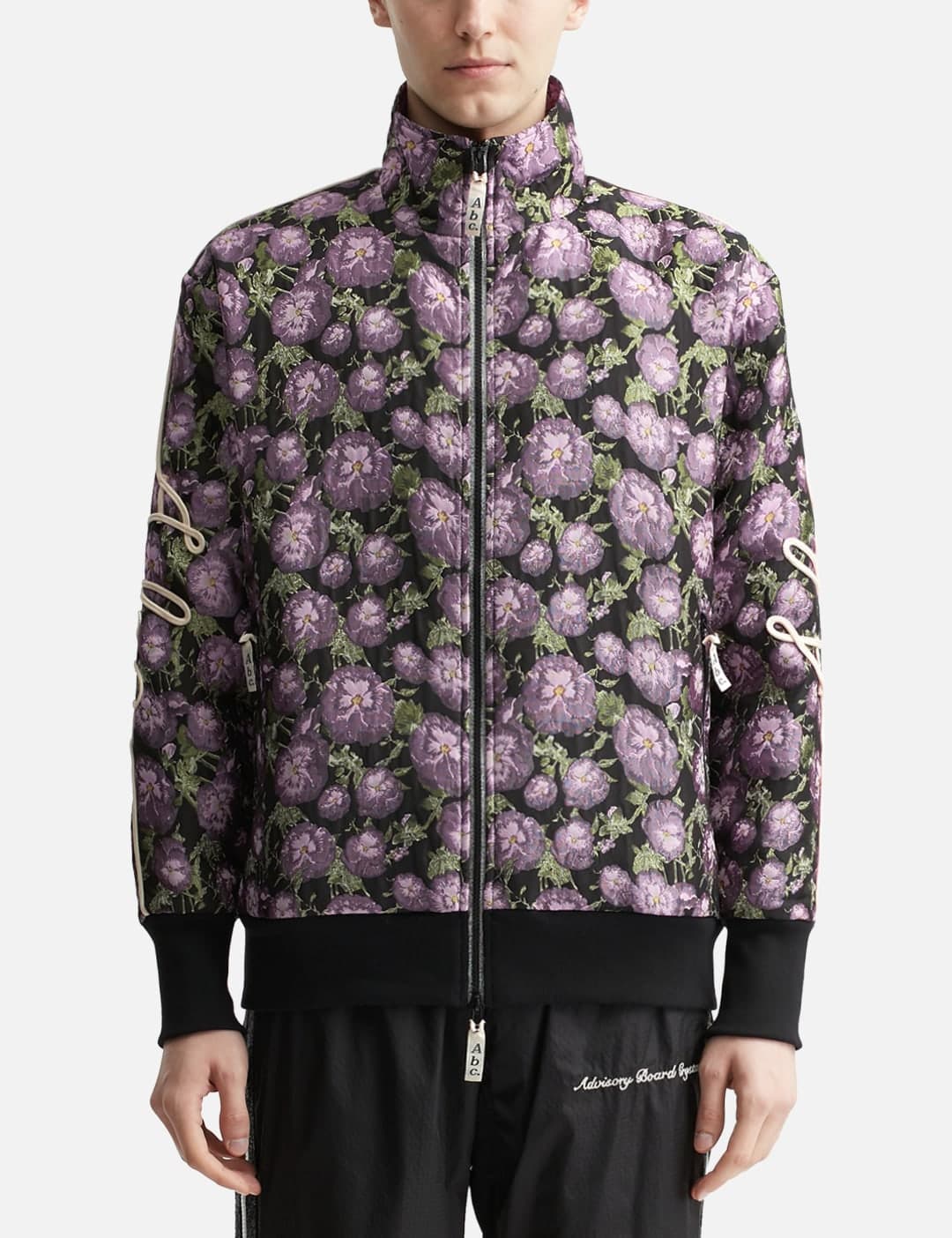 Abc. Floral Jacquard Soutache Track Jacket view 3