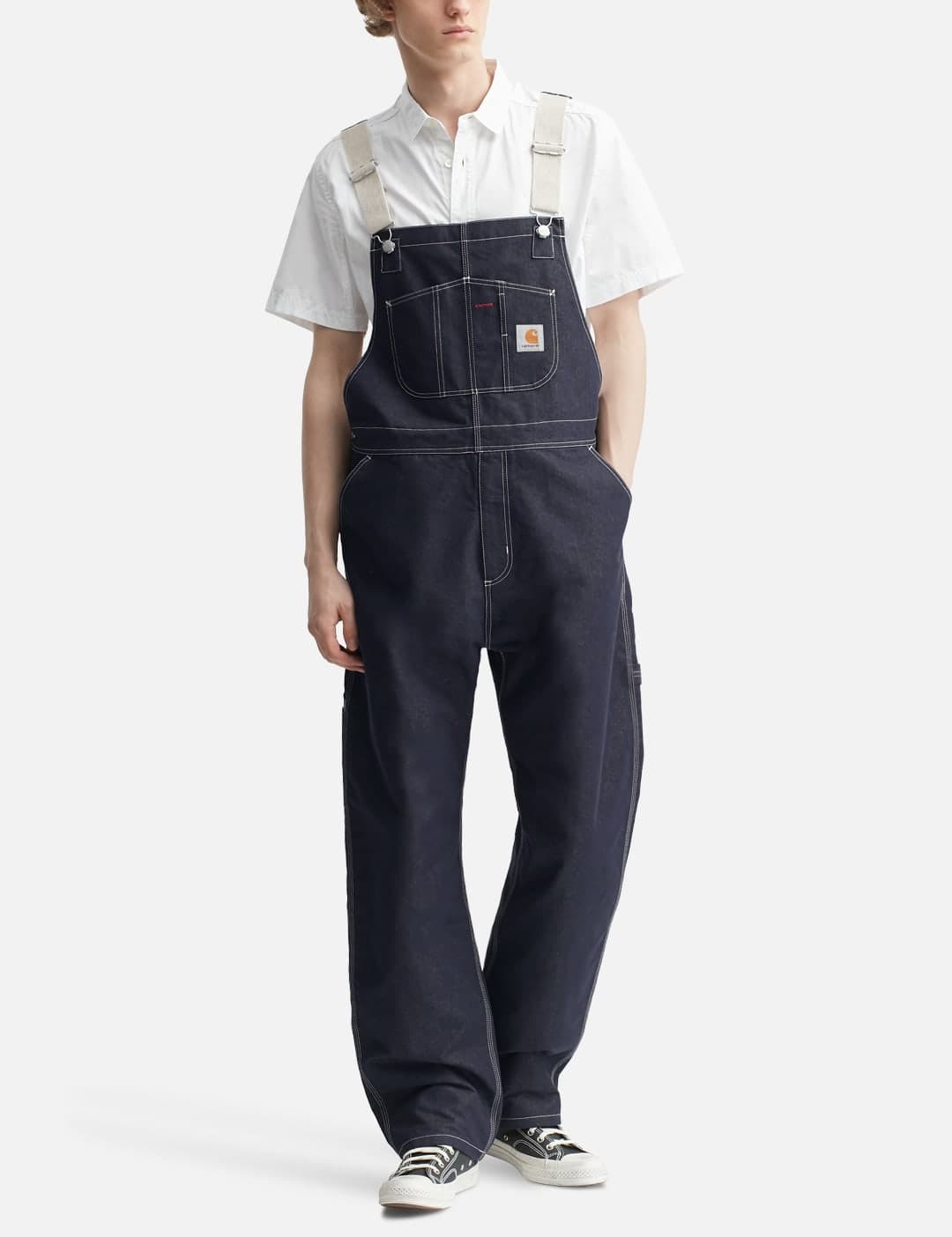 X Carhartt Reactive-Dyed Denim Overall view 5