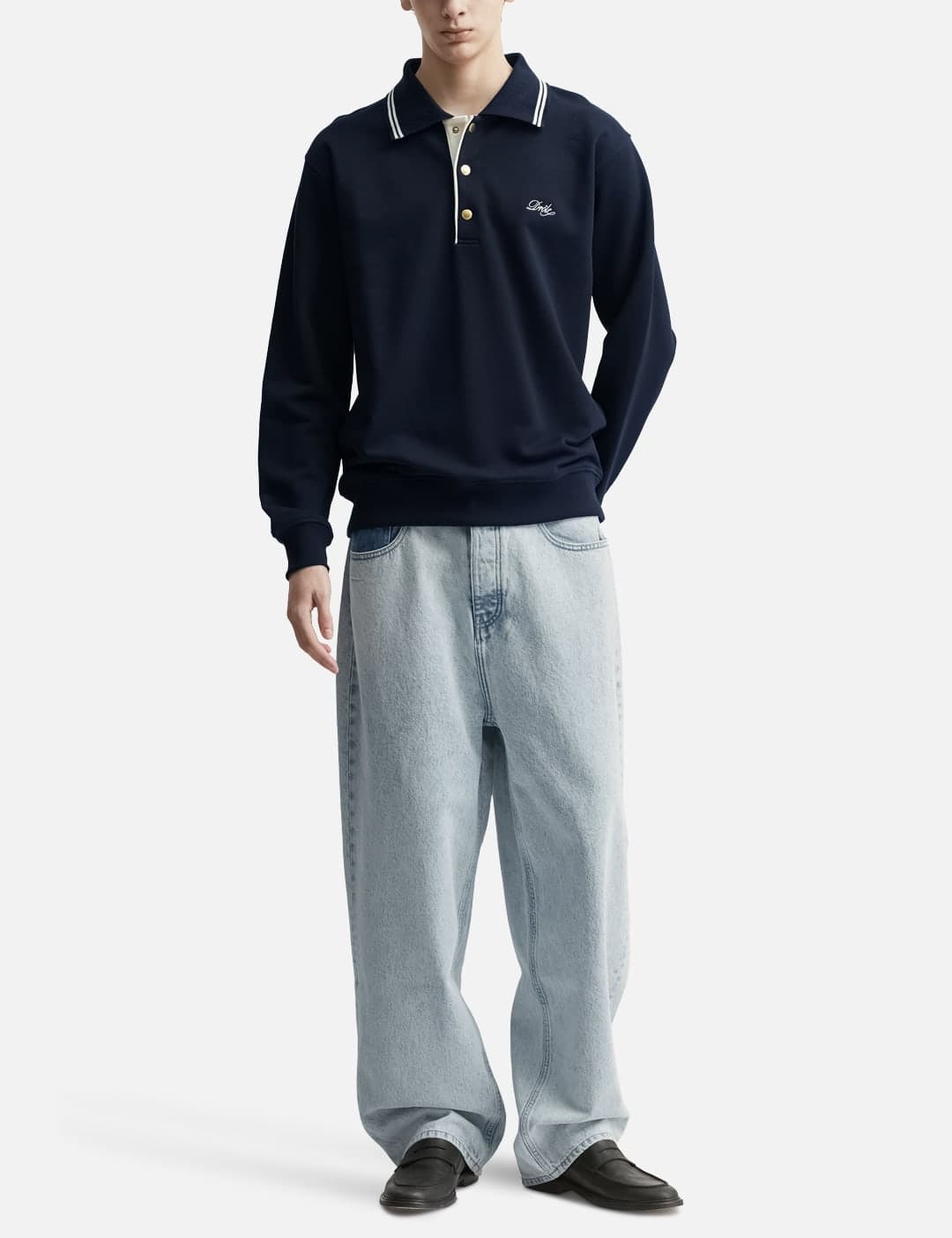 Jean Baggy Bleu view 5