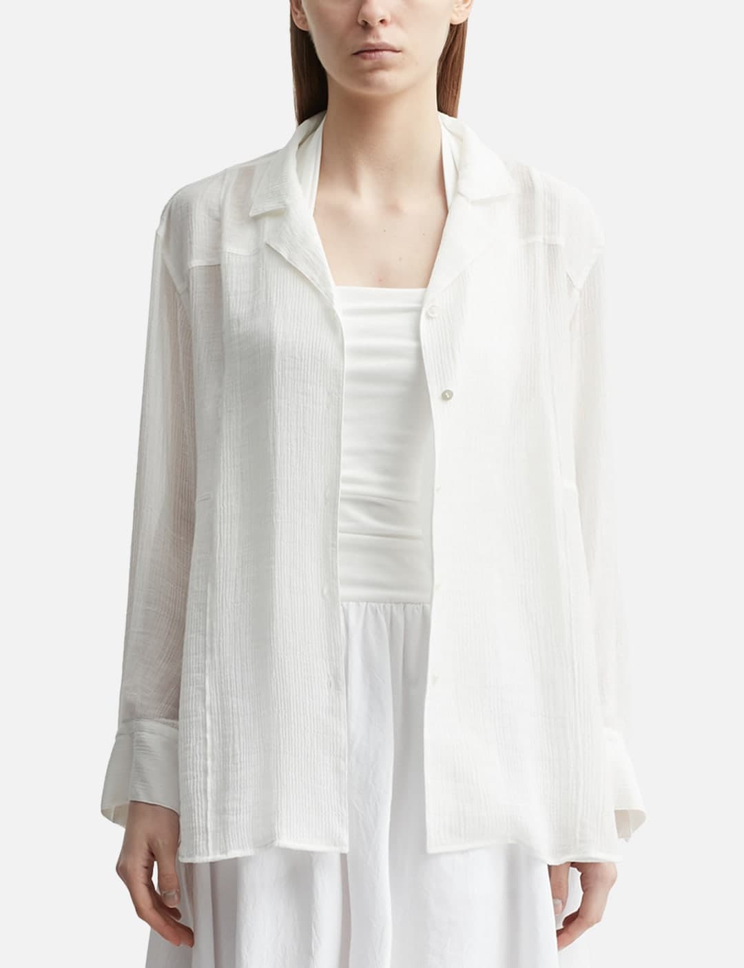 Multi-Way Apron Long Shirts view 3