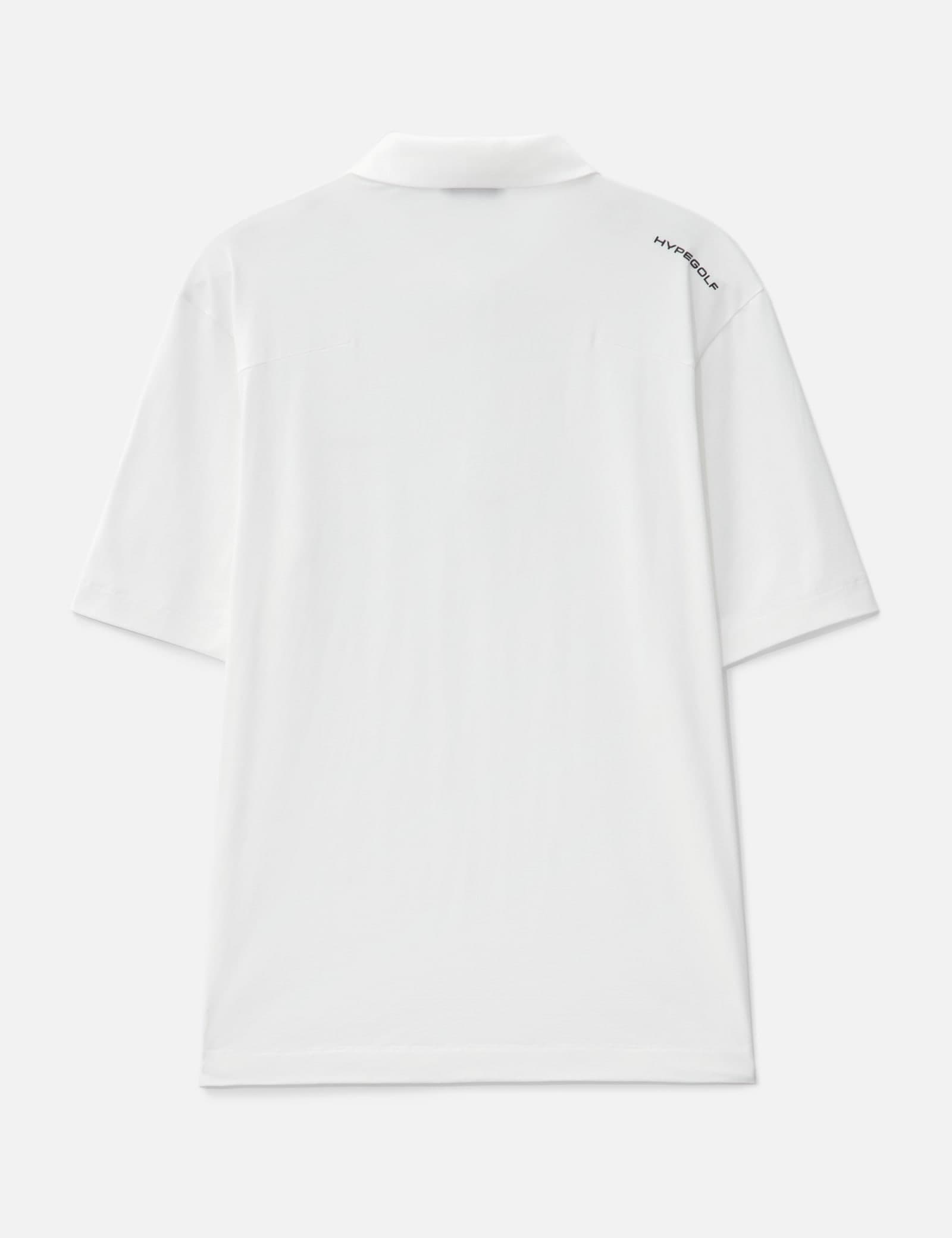X POST ARCHIVE FACTION (PAF) Half Zip-Up Polo T-Shirts