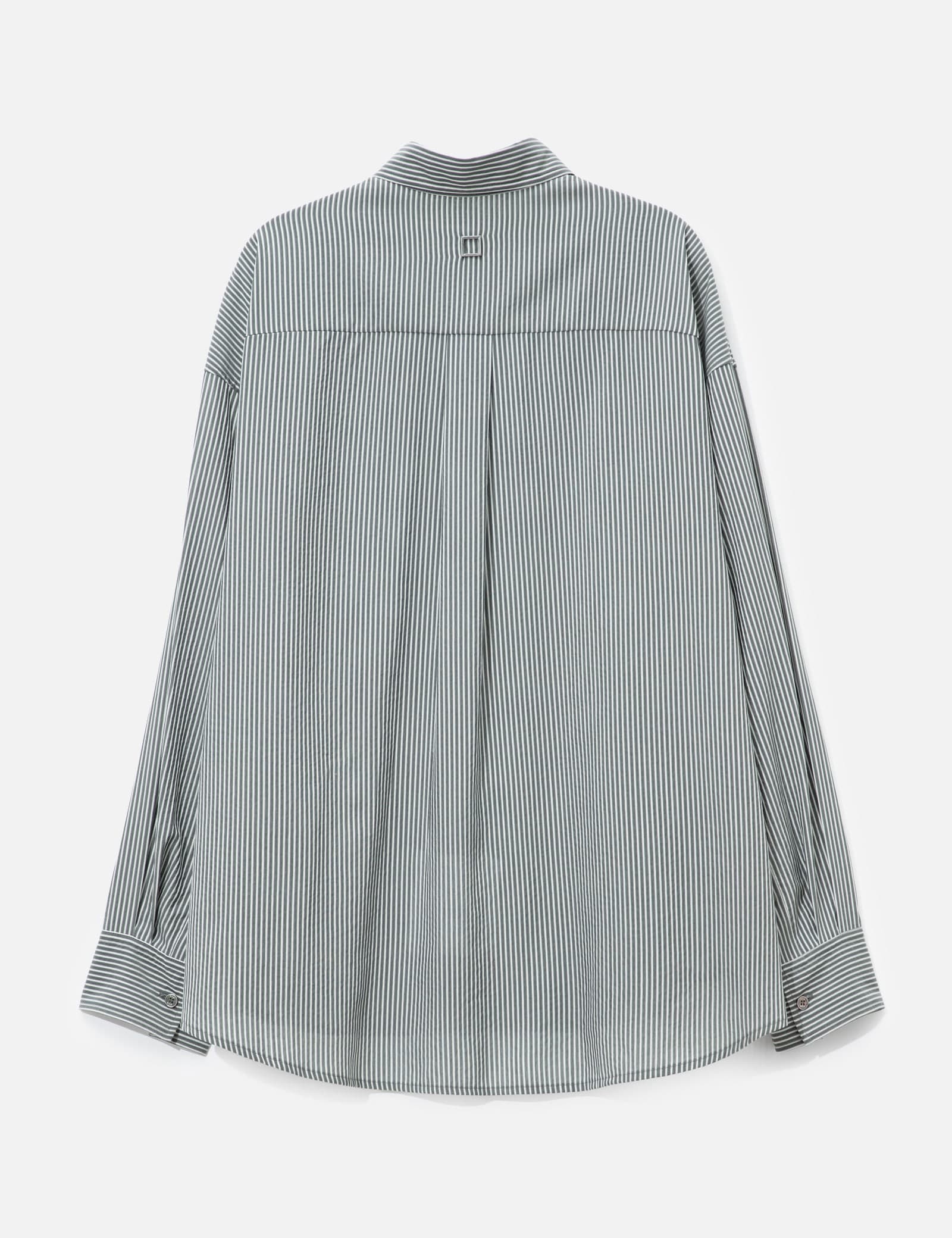 Black Stripe Over Size Shirt
