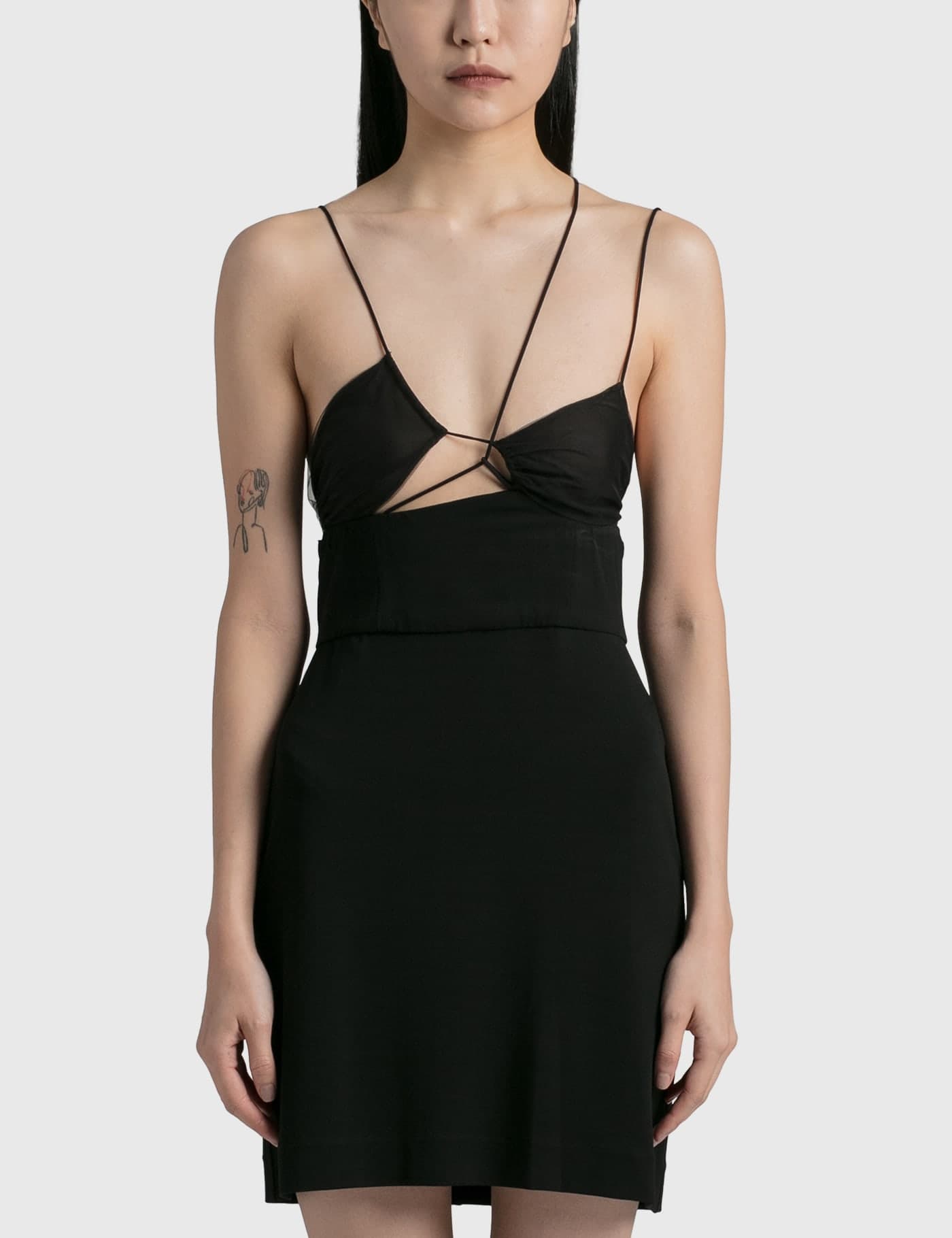 Fitted Bra Mini Dress