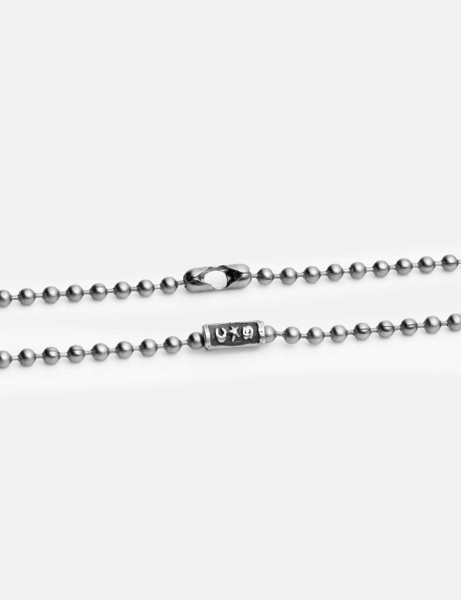 Small Stainless Bead Chain 18" view 2