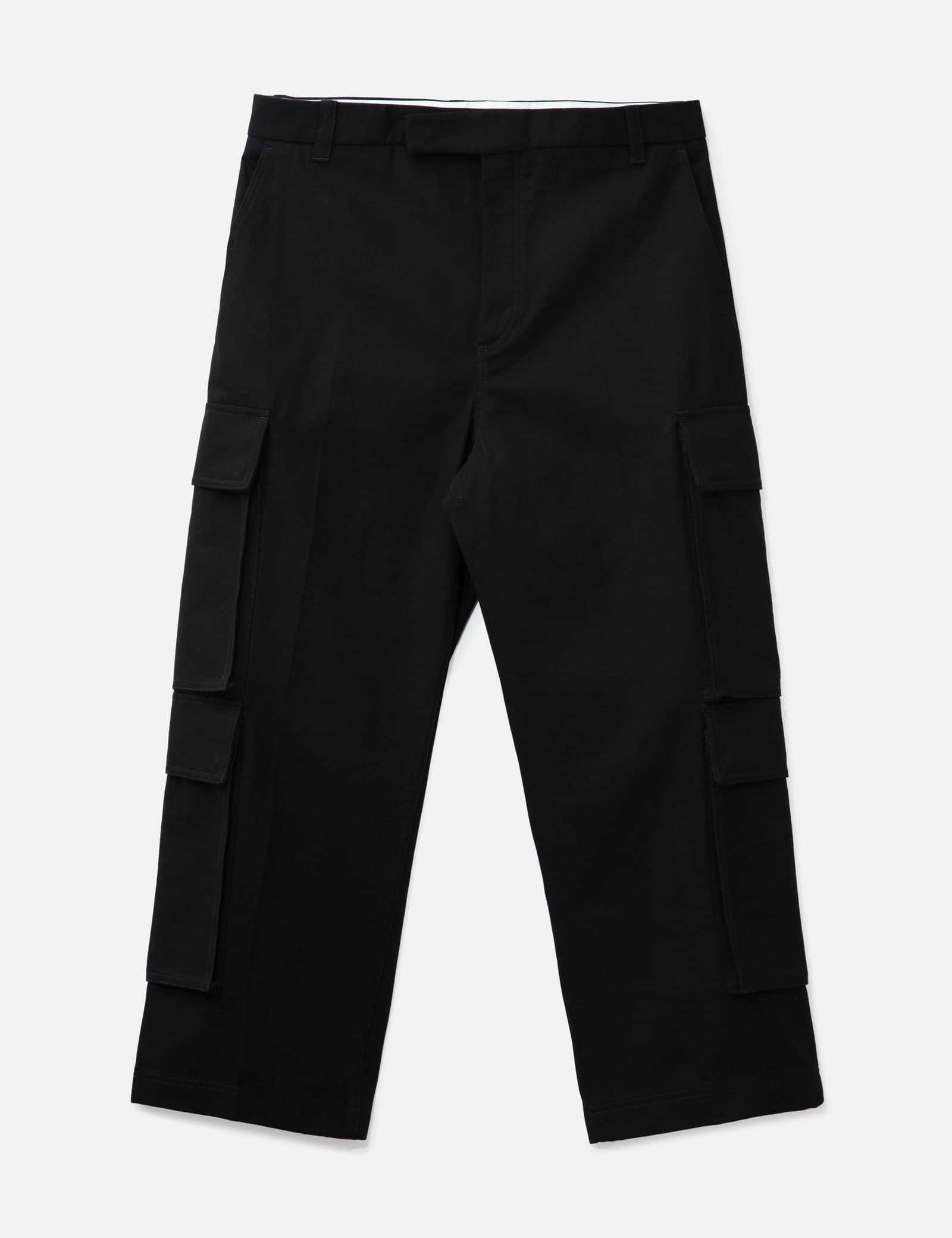 Washed Cotton Utility Chino Cargo Trouser view 1