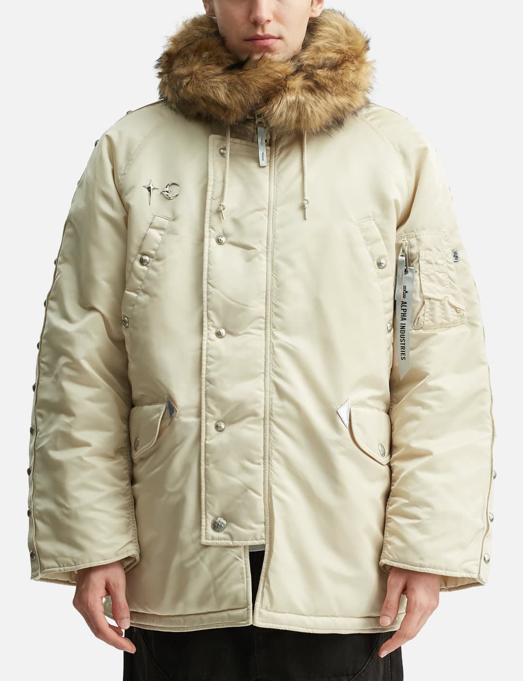 X Alpha Industries N-3B Parka (Detachable Rivet Velcro(+)) view 4