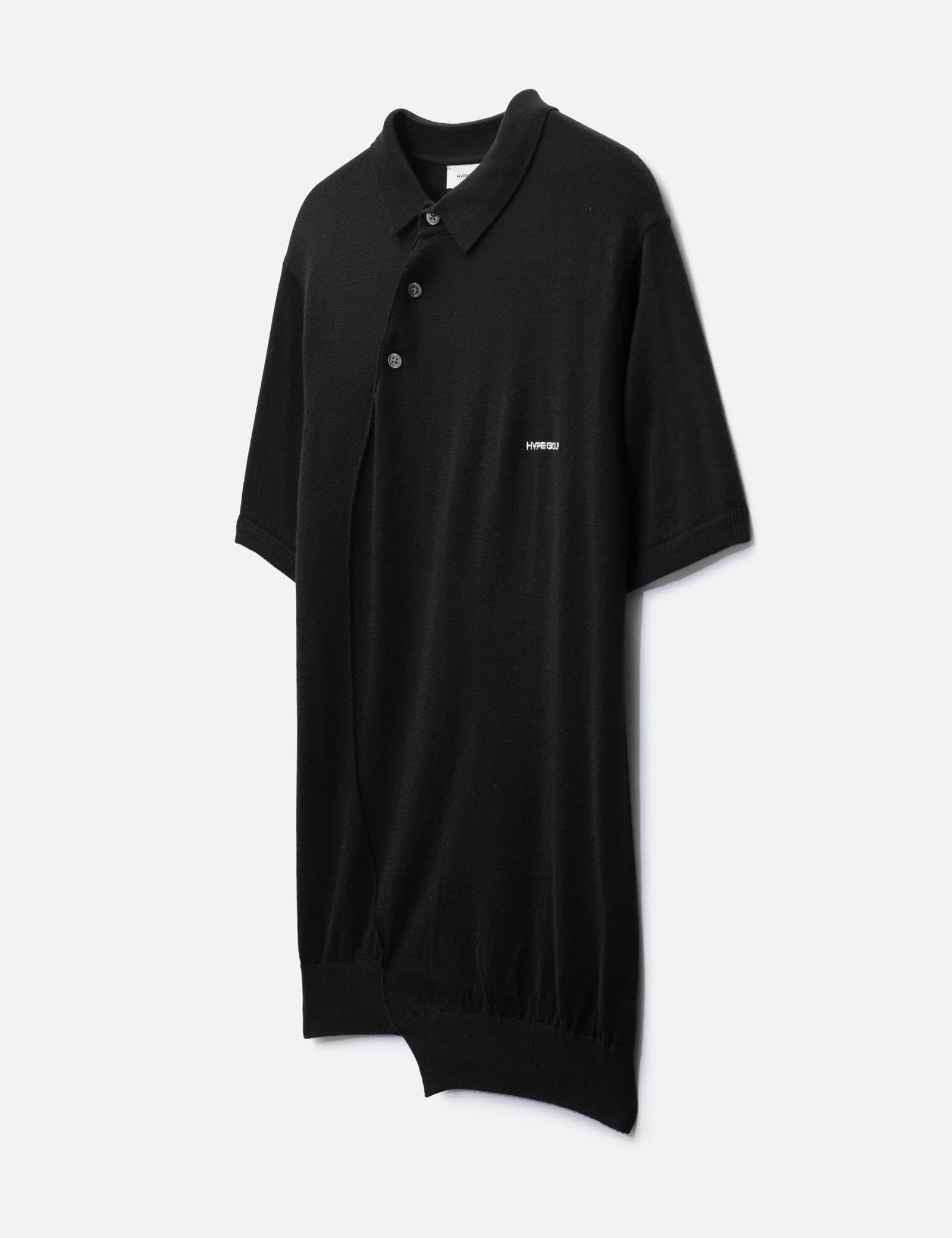 X POST ARCHIVE FACTION (PAF) Knit S/S Polo view 3