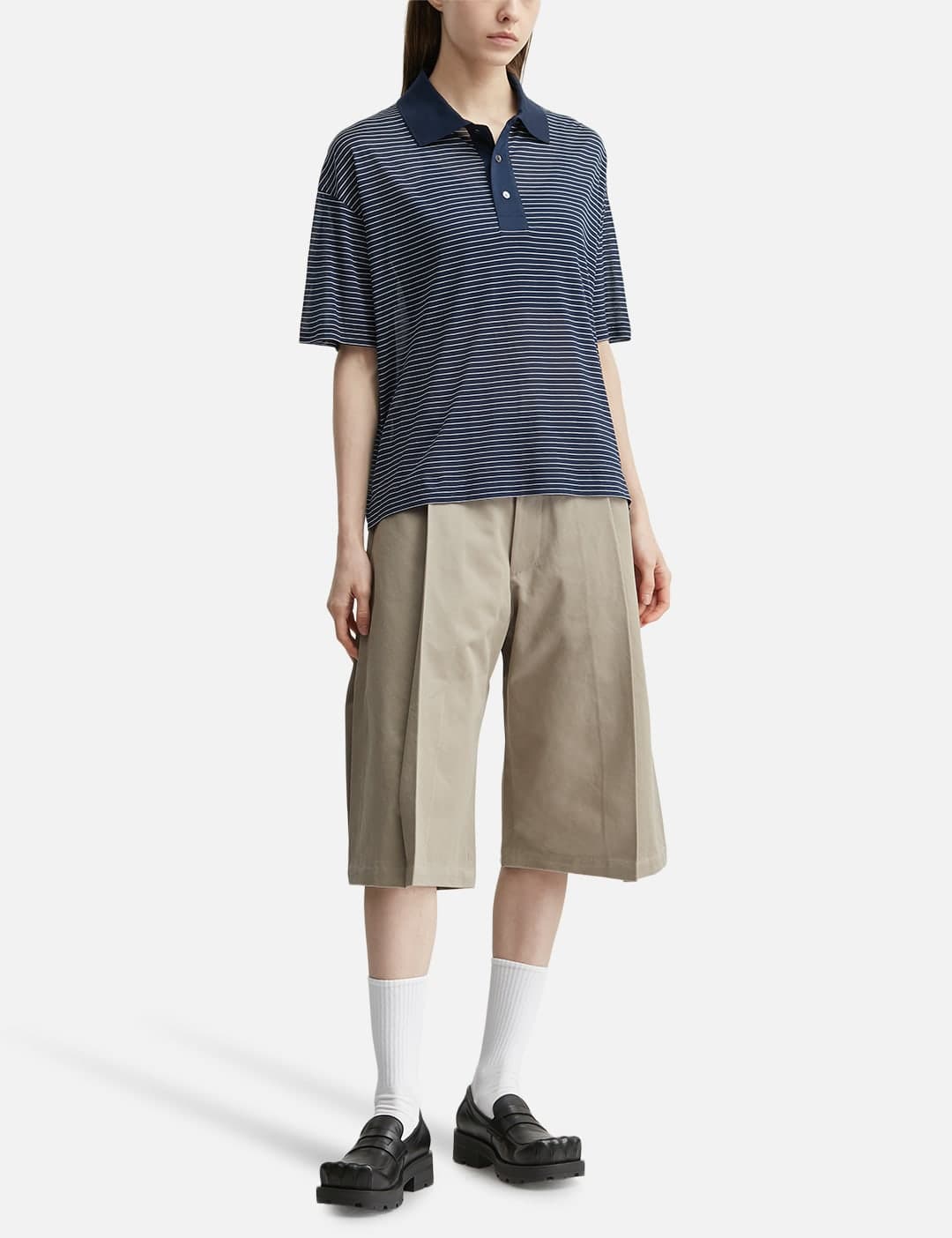 Cotton Striped Ami De Coeur Polo view 3