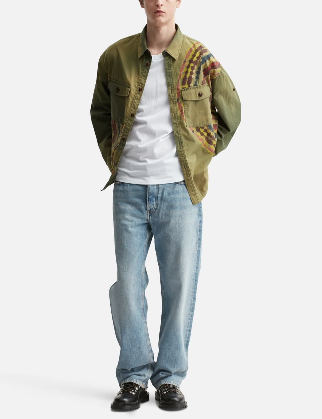 Tie-Dye Military Shirt view 5
