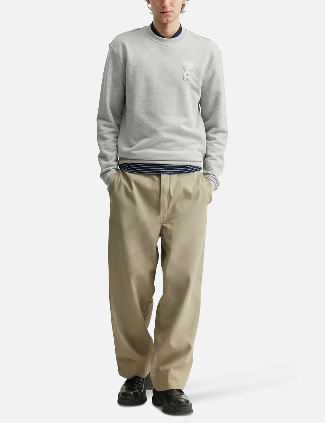 Cotton Knitted Ami De Coeur Sweatshirt view 4
