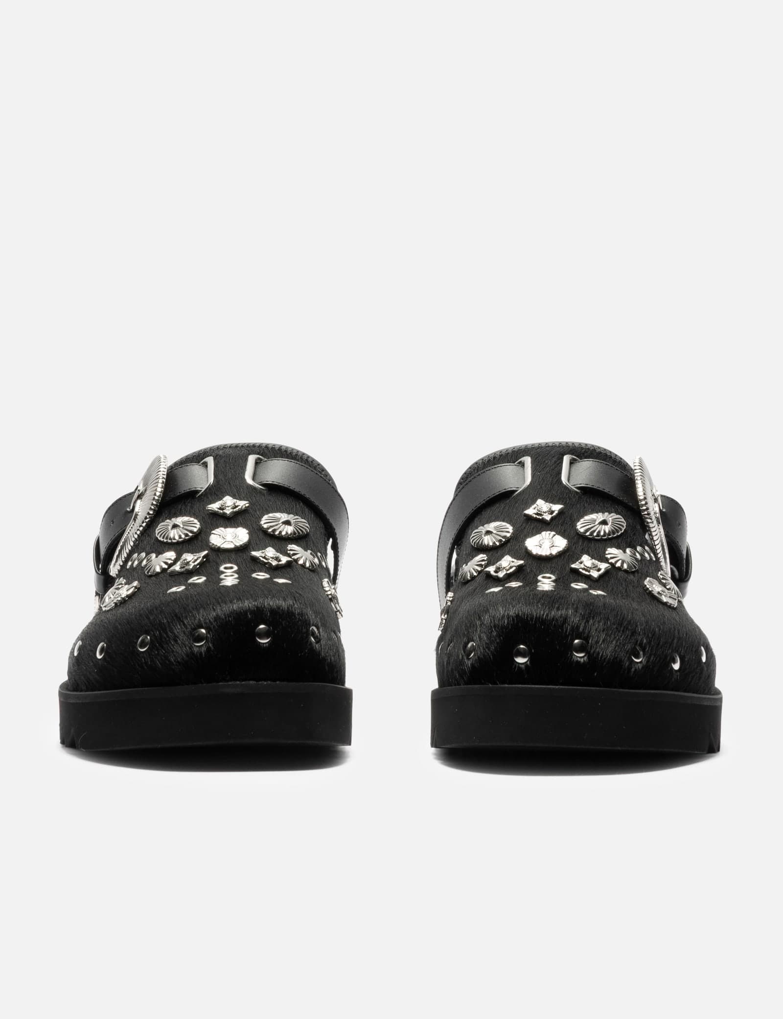 HBX Exclusive Black Pony Mule view 2