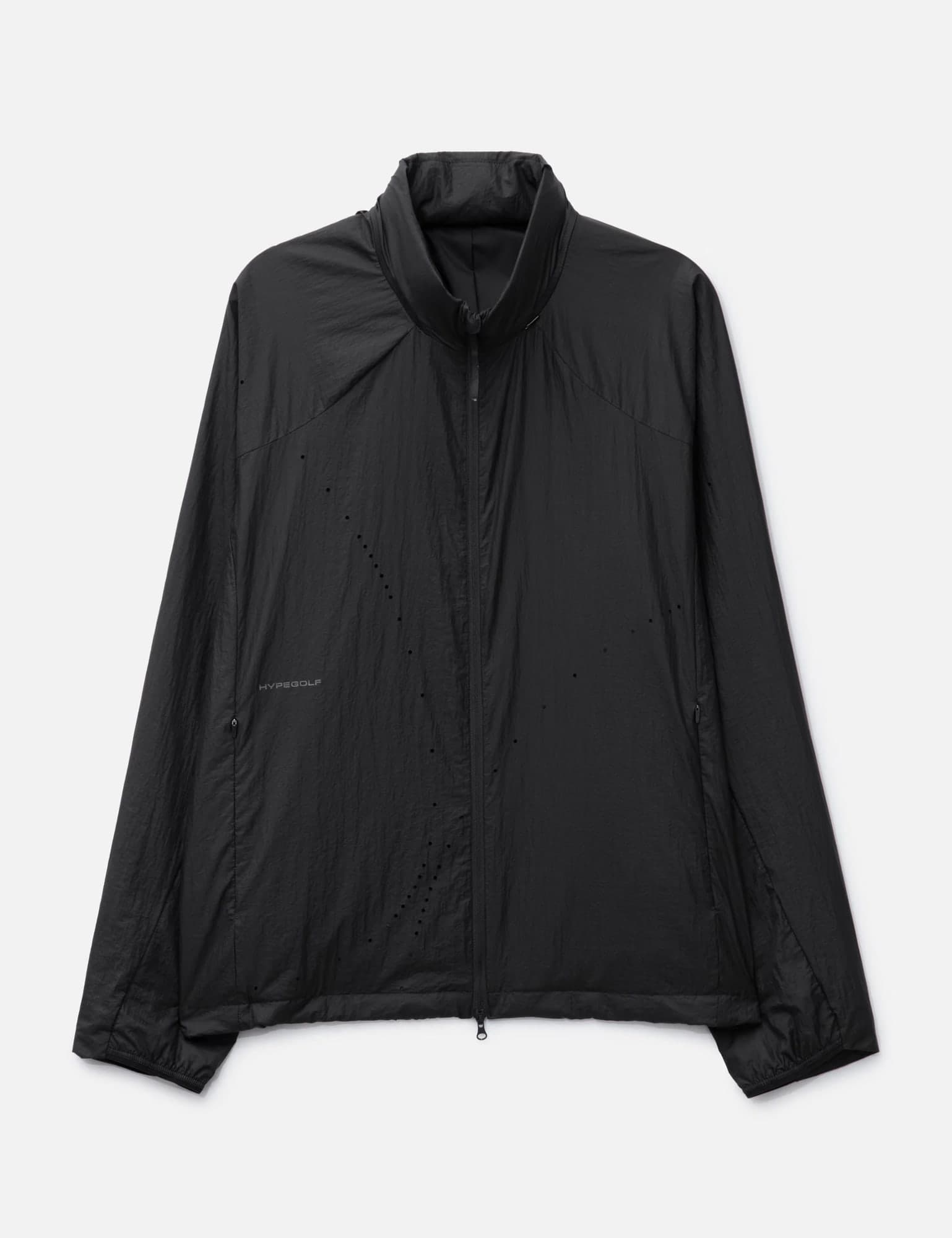 X POST ARCHIVE FACTION (PAF) Perforated Windbreaker view 1