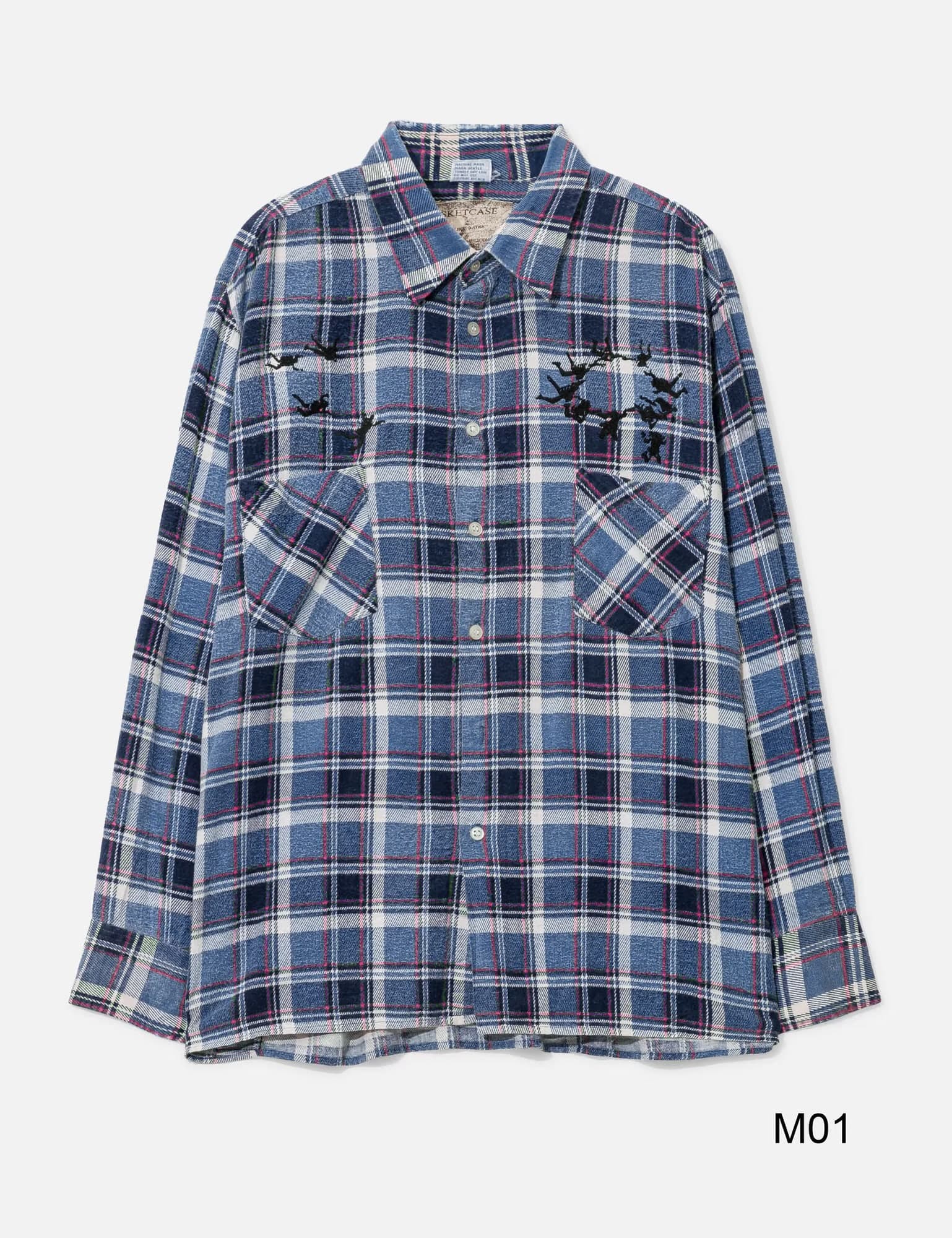 Upcycled Parachute Flannel Shirt view 10