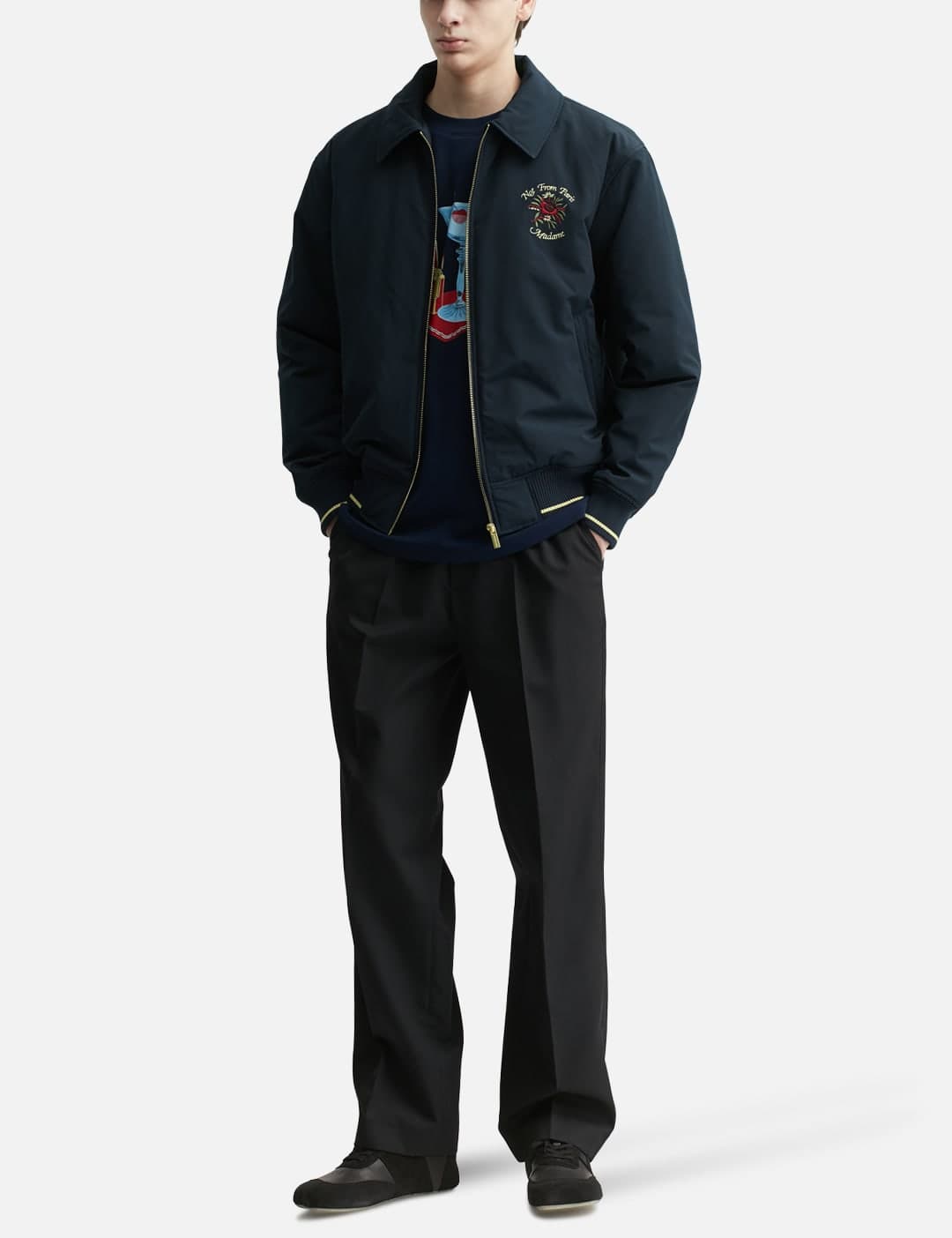 Bomber Slogan Rose view 5