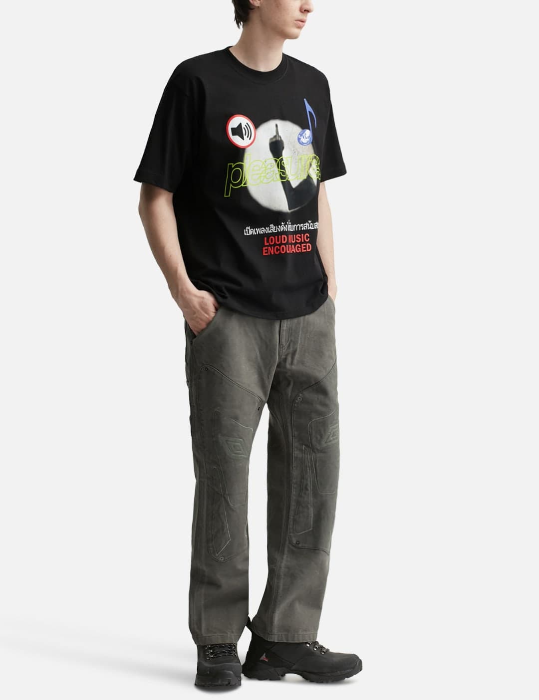 X Boiler Room Loud Music T-Shirt view 3