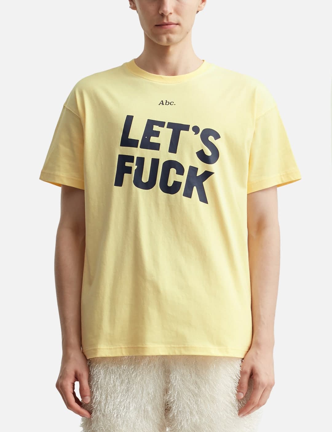 Abc. Let's Fuck Short Sleeve Tee view 3