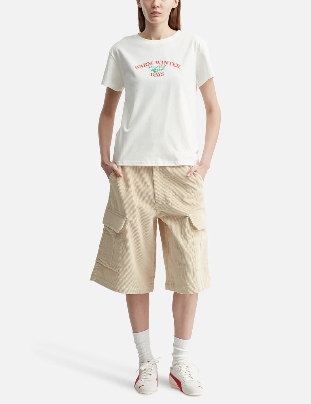 Corduroy Shorts view 4