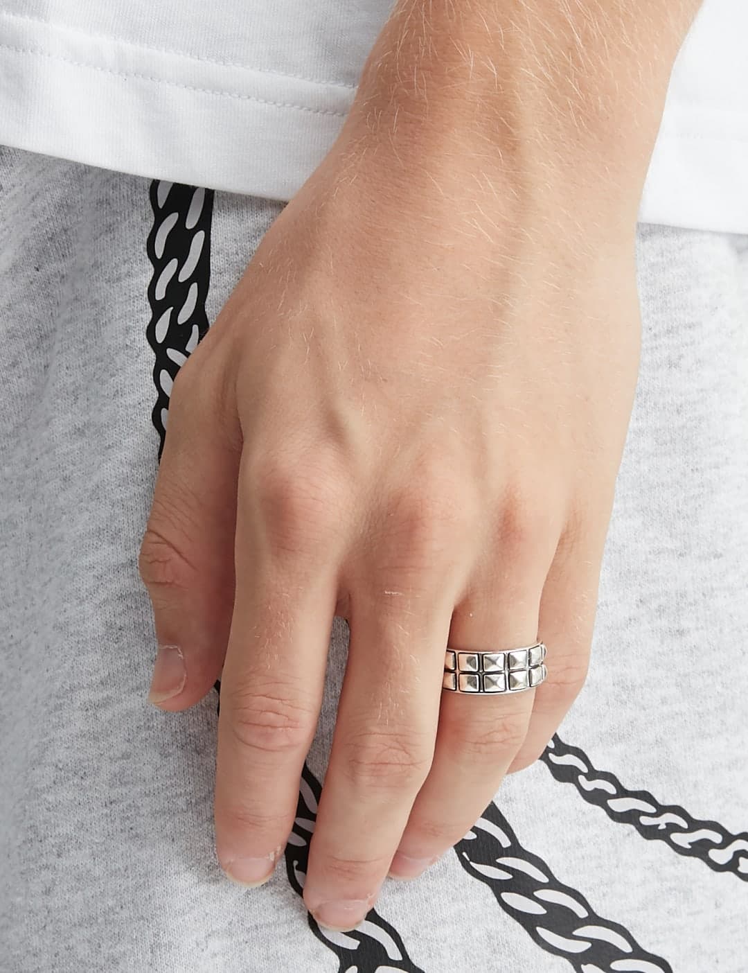 Double Studded Ring