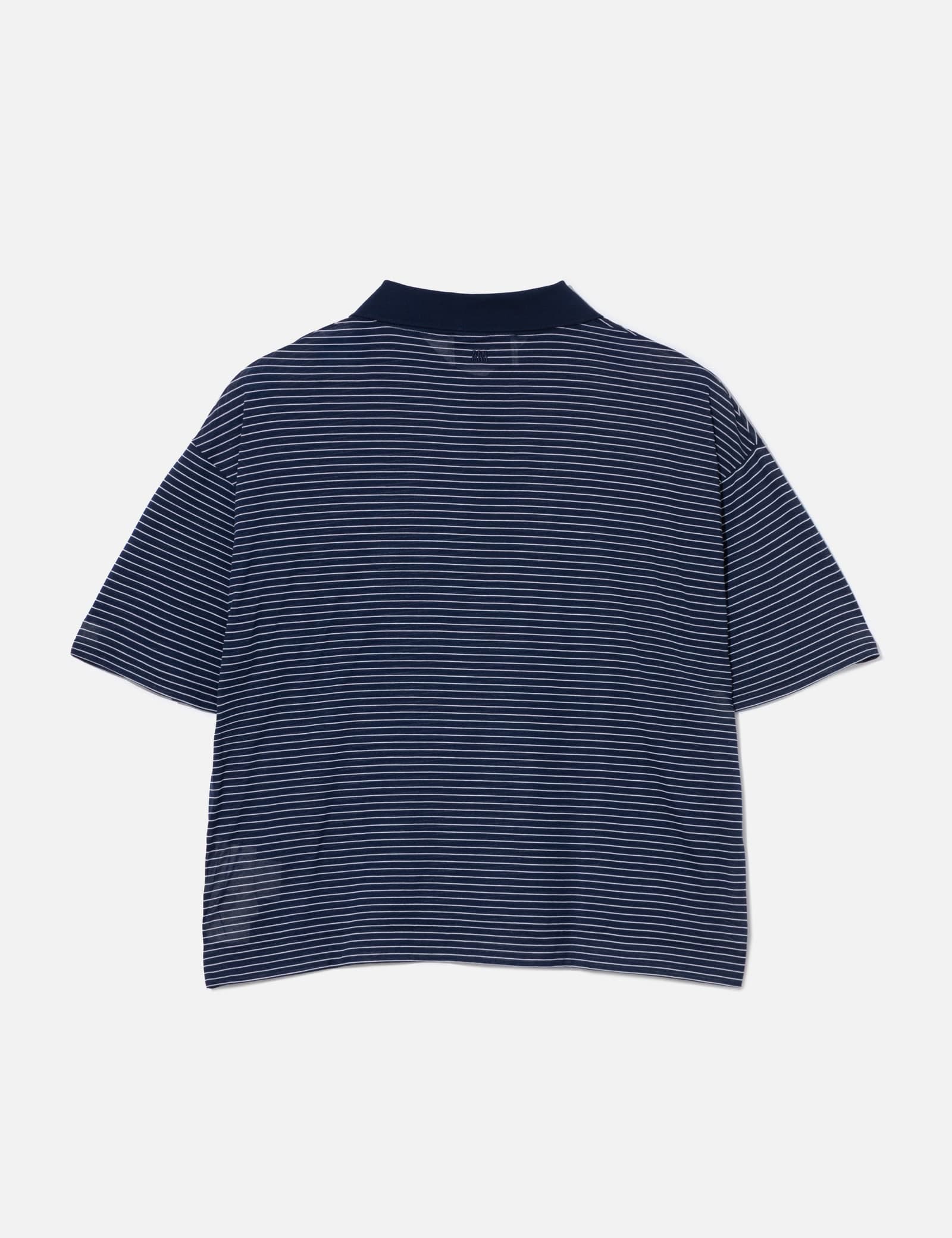 Cotton Striped Ami De Coeur Polo
