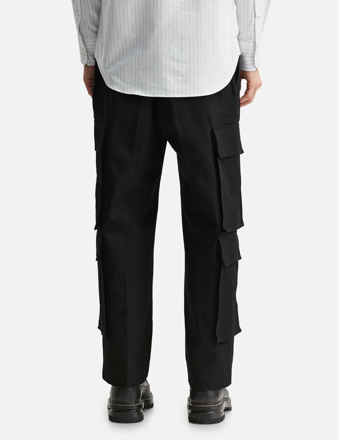 Washed Cotton Utility Chino Cargo Trouser view 4