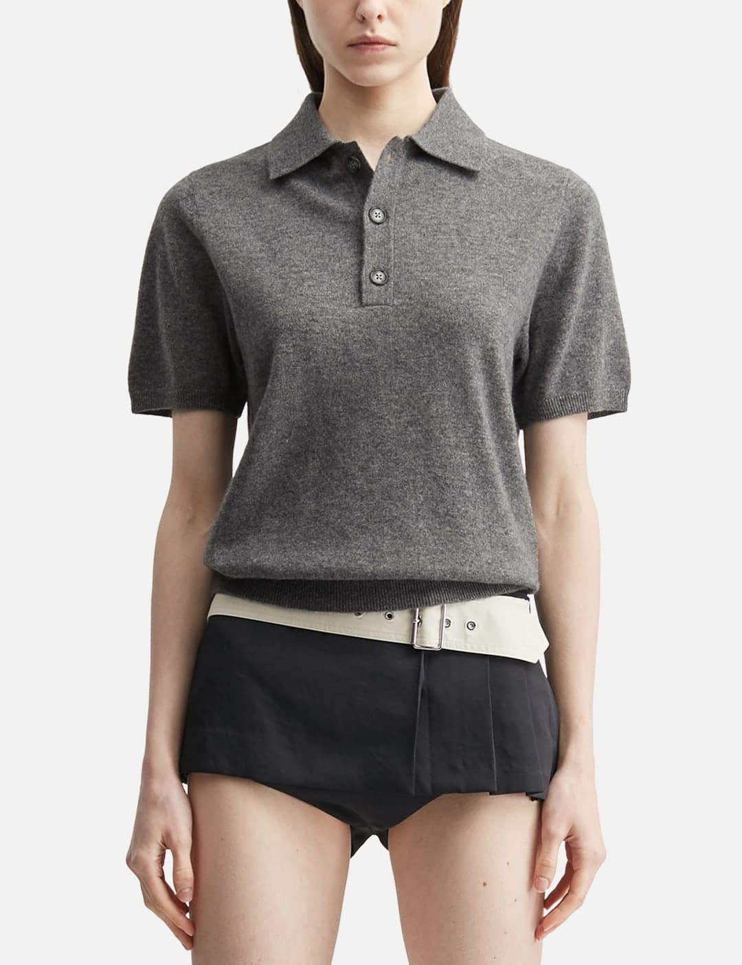Short Sleeve Knit Polo view 2