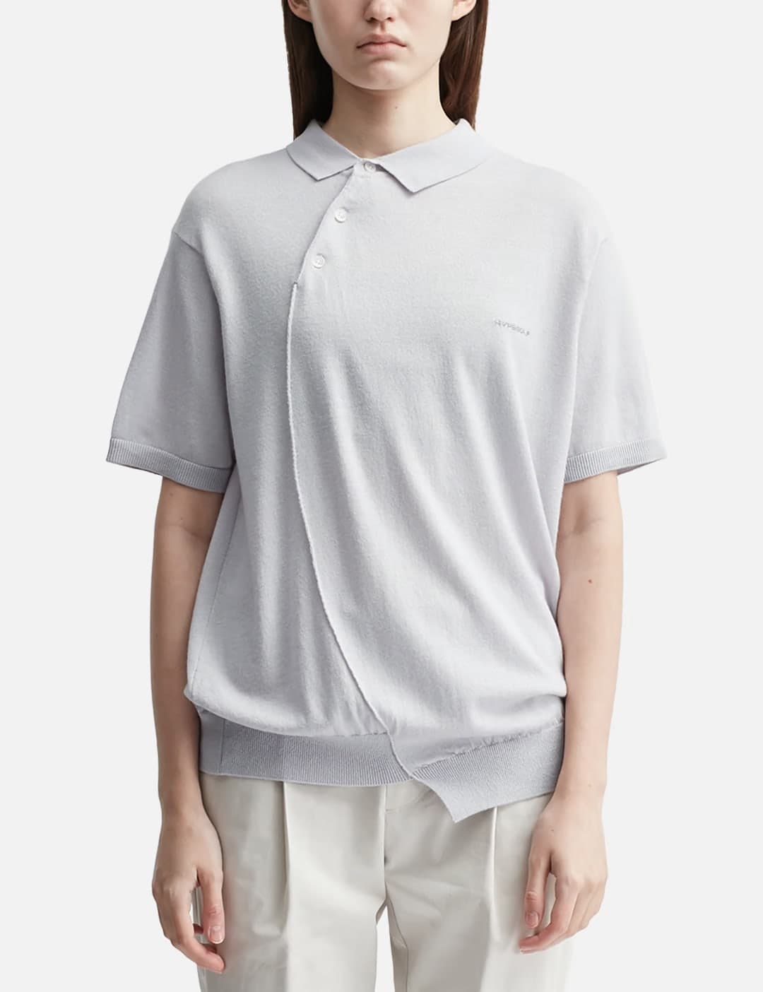 X POST ARCHIVE FACTION (PAF) Knit S/S Polo view 4