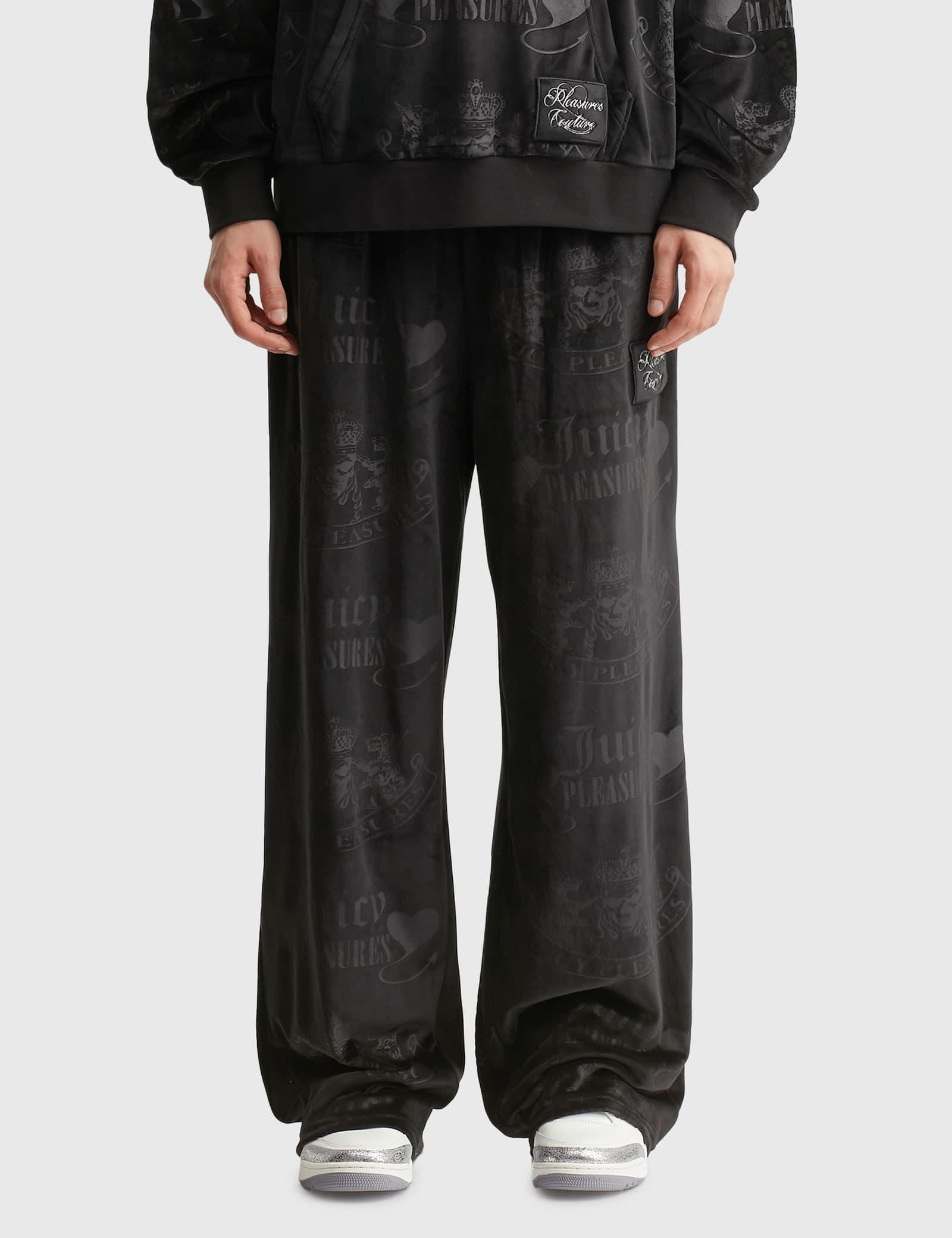 X Juicy Couture Crest Velour Track Pants view 3