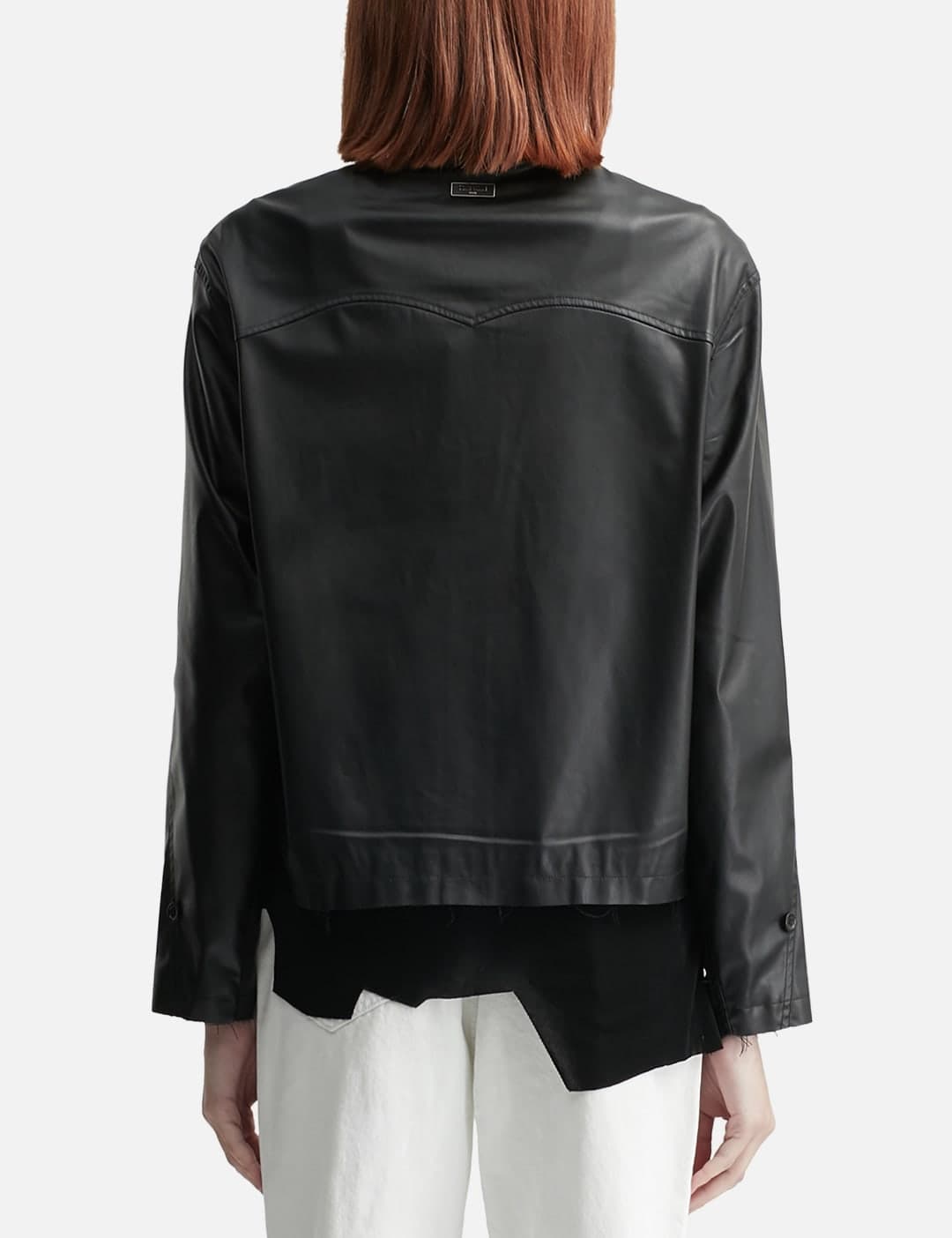Acceptance Faux Leather Shirt view 2