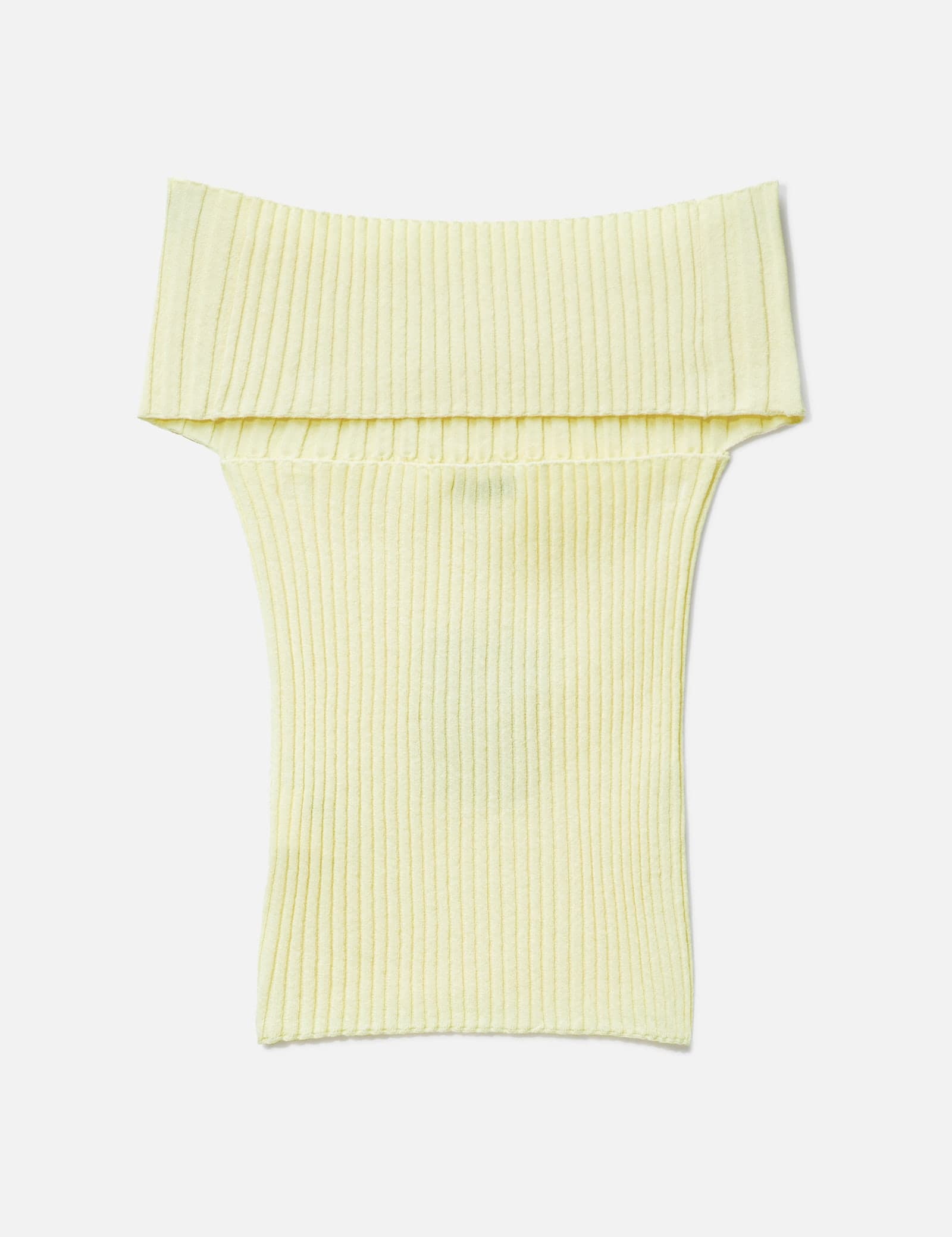 Off Shoulder Rib Top view 2