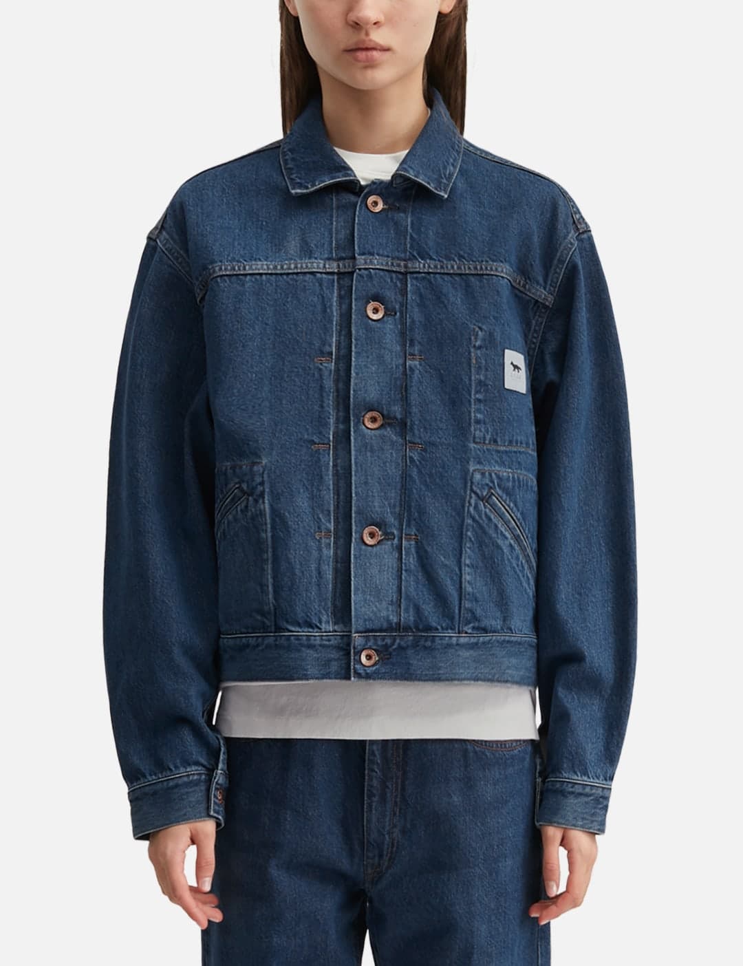 Kitsuné X Kuro Selvedge Denim Jacket view 2