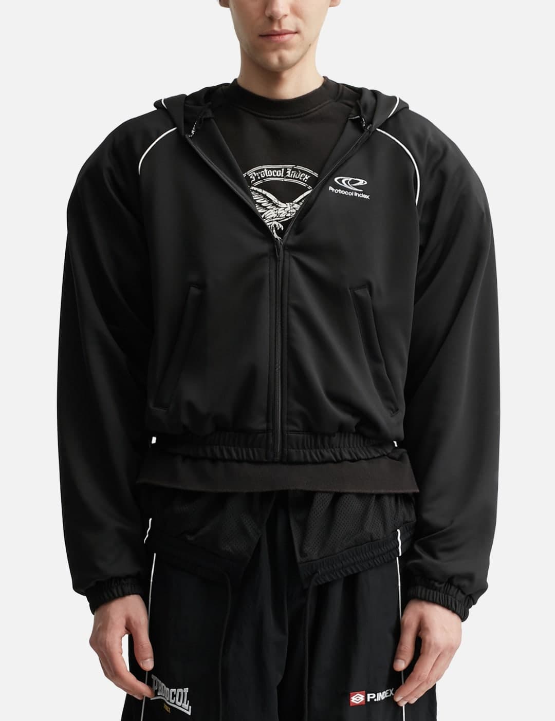 Atheleisure Cotton Zip Hoodie view 3