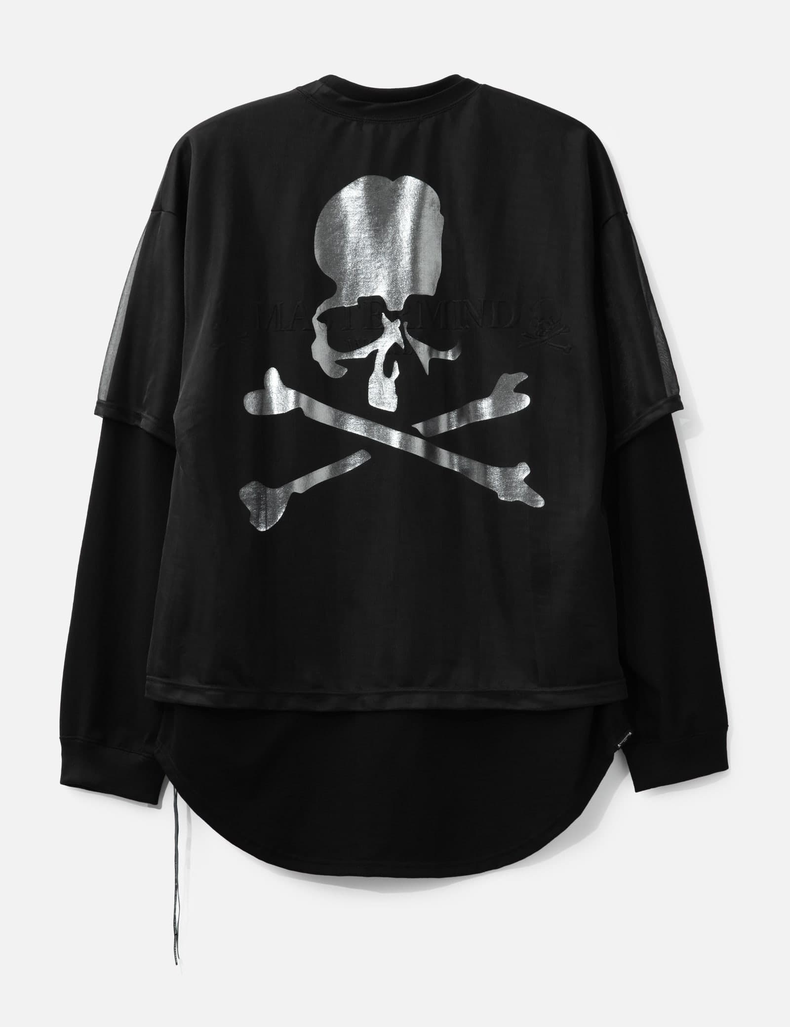 Sheer Layered Boxy Long Sleeve T-Shirt view 2