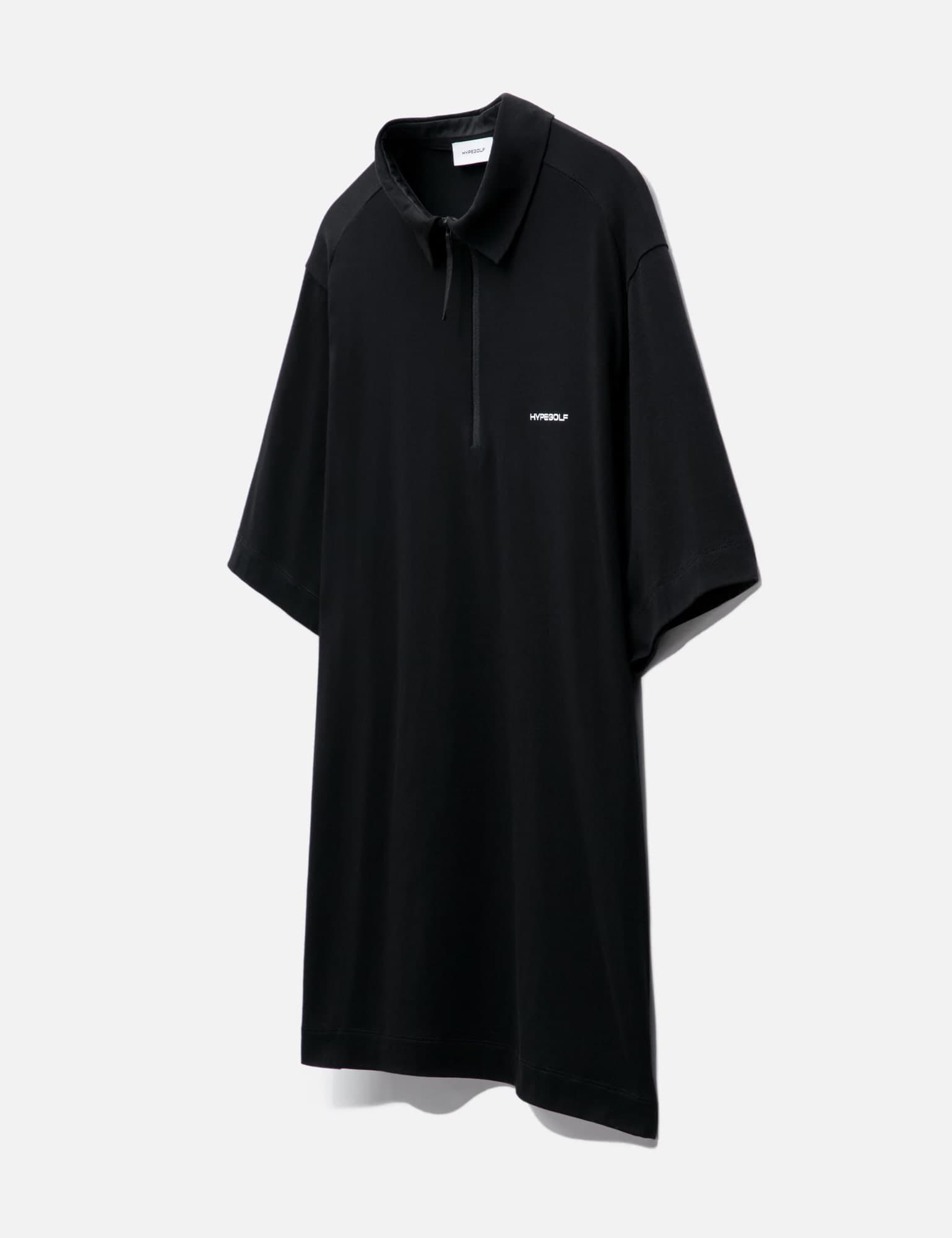 X POST ARCHIVE FACTION (PAF) Half Zip-Up Polo T-Shirts view 2