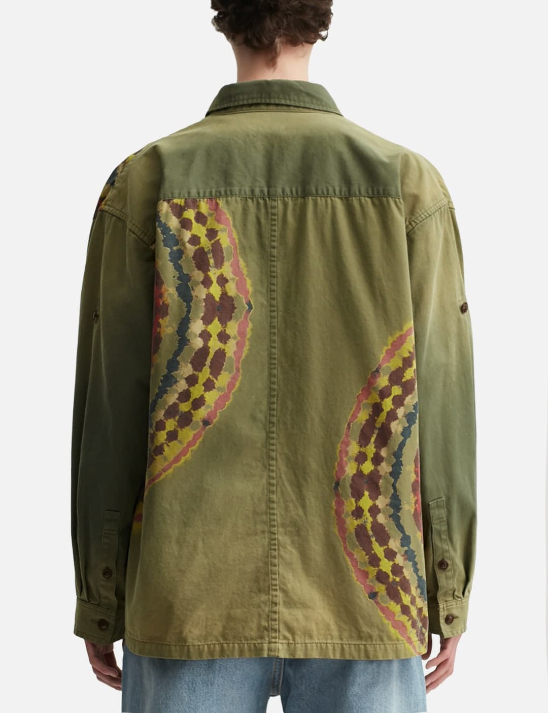 Tie-Dye Military Shirt view 4