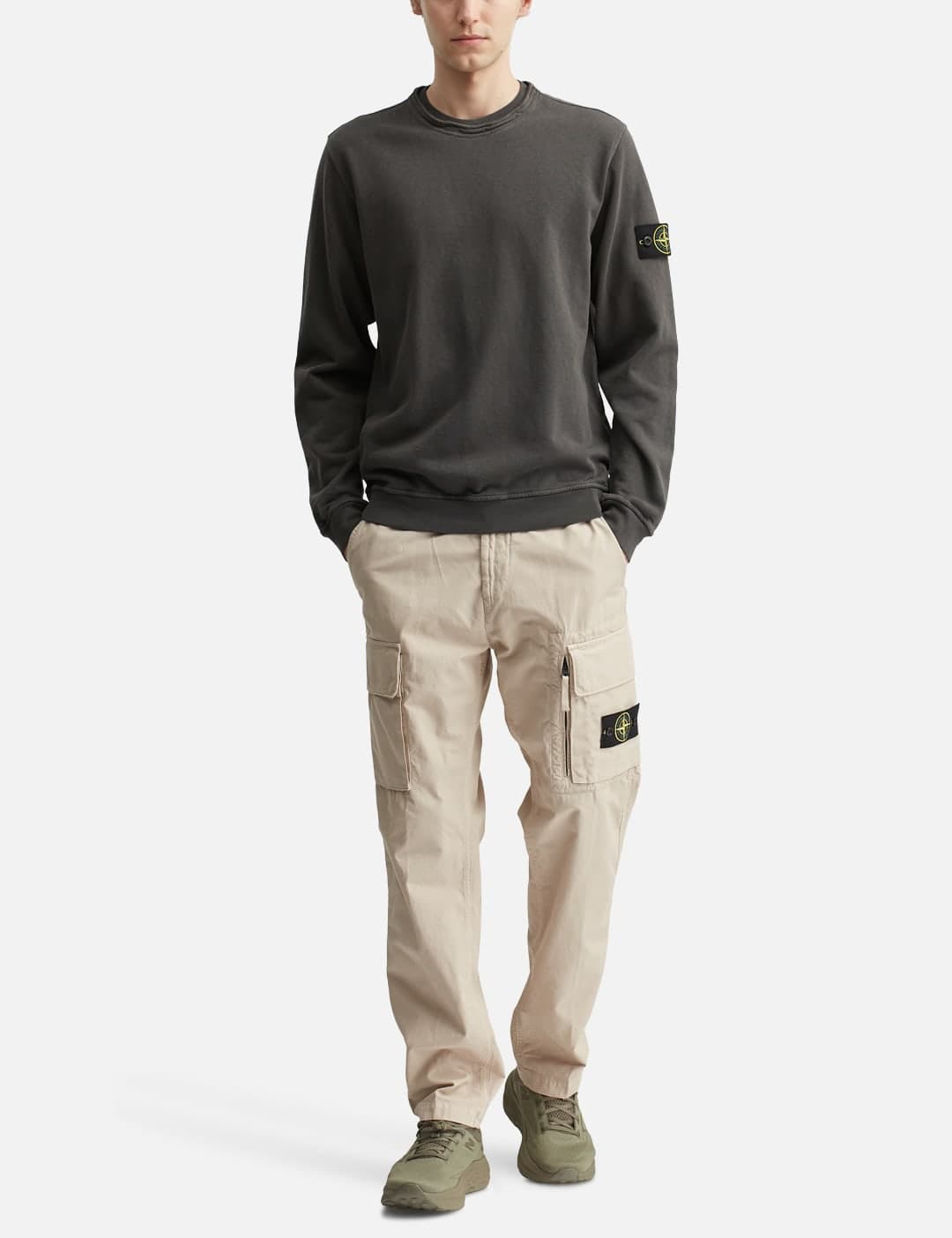 GARMENT DYED MALFILE FLEECE SWEATSHIRT view 5