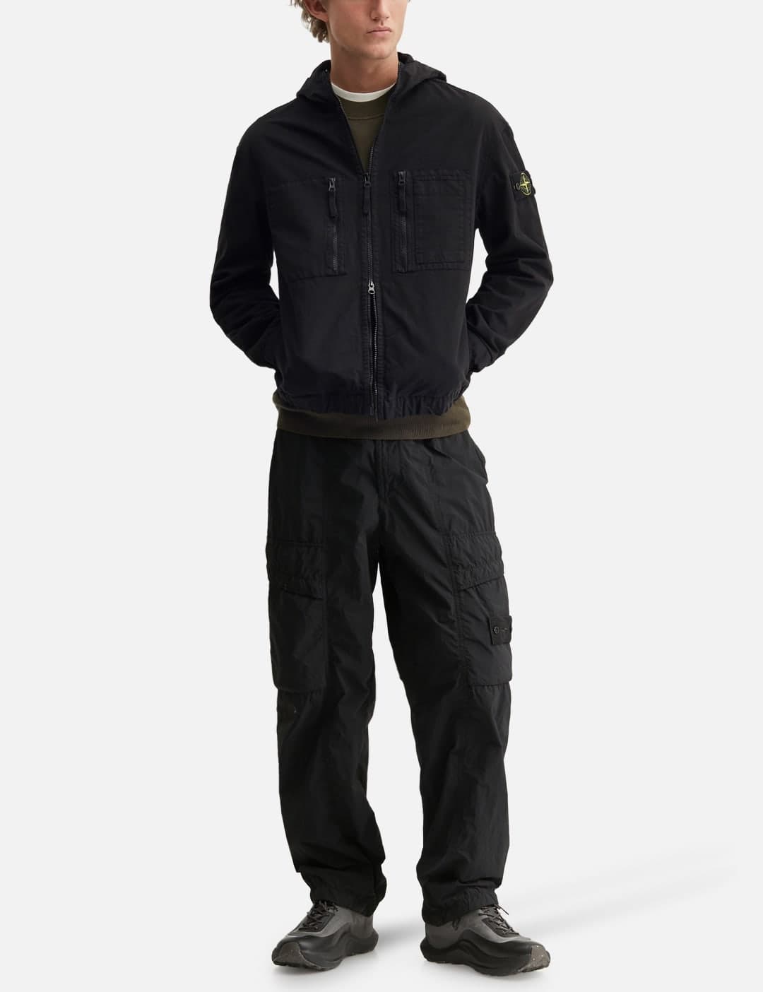 Ripstop Zip-Up Hooded Shirt view 5