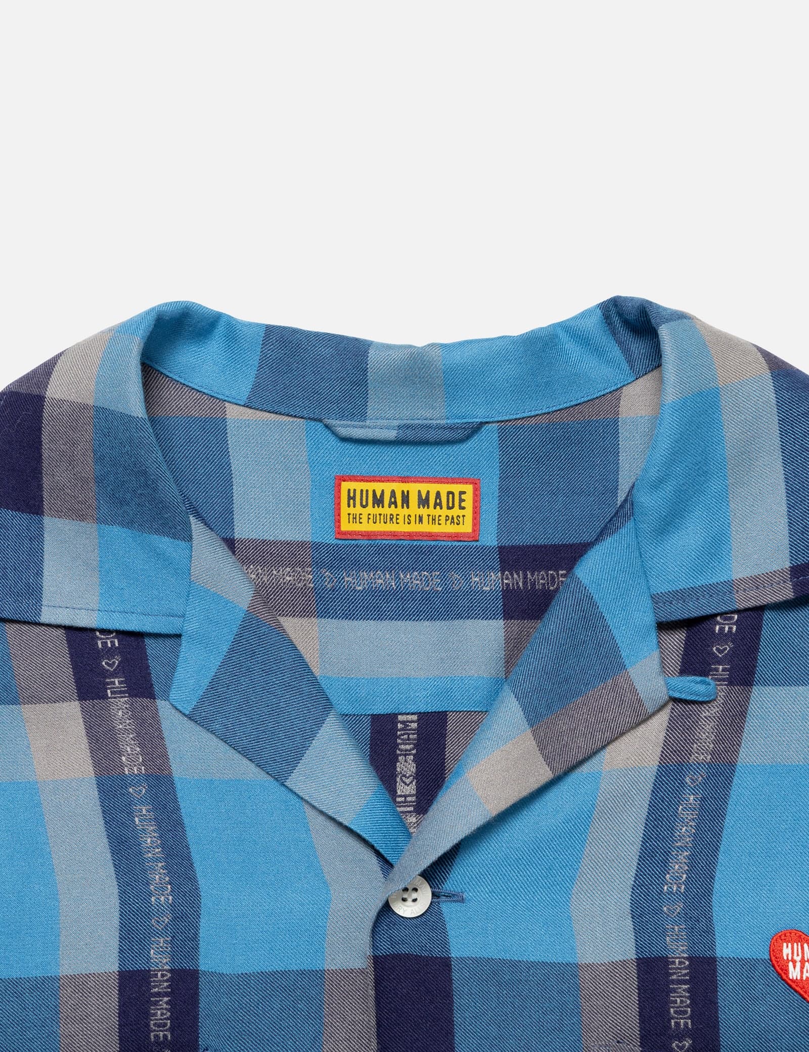 Open Collar Check Shirt view 3