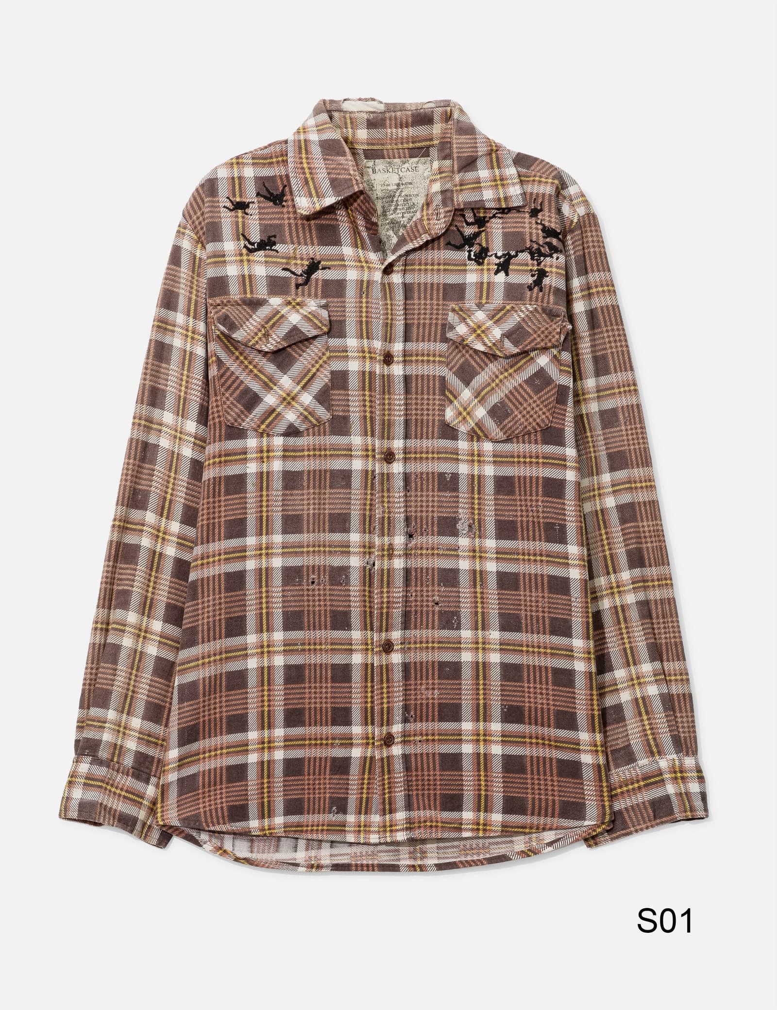 Upcycled Parachute Flannel Shirt view 5