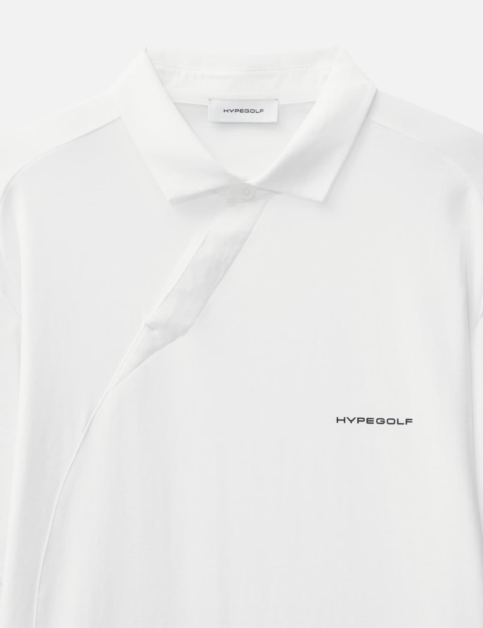 X POST ARCHIVE FACTION (PAF) Diagonal Polo T-Shirt view 5