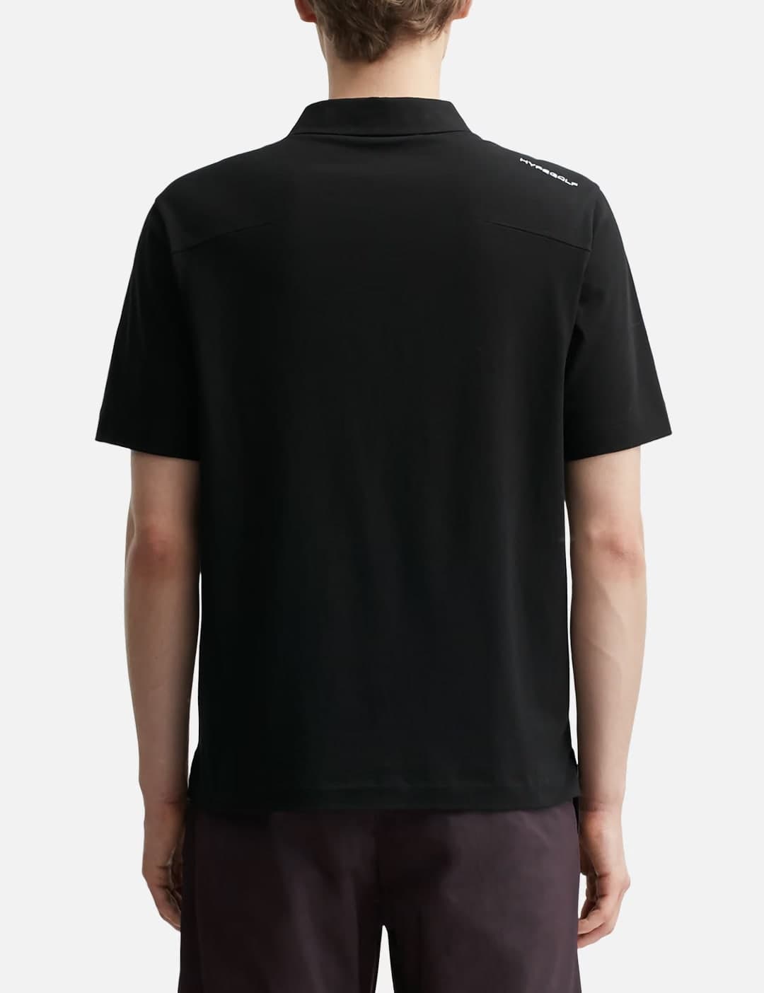 X POST ARCHIVE FACTION (PAF) Half Zip-Up Polo T-Shirts view 4