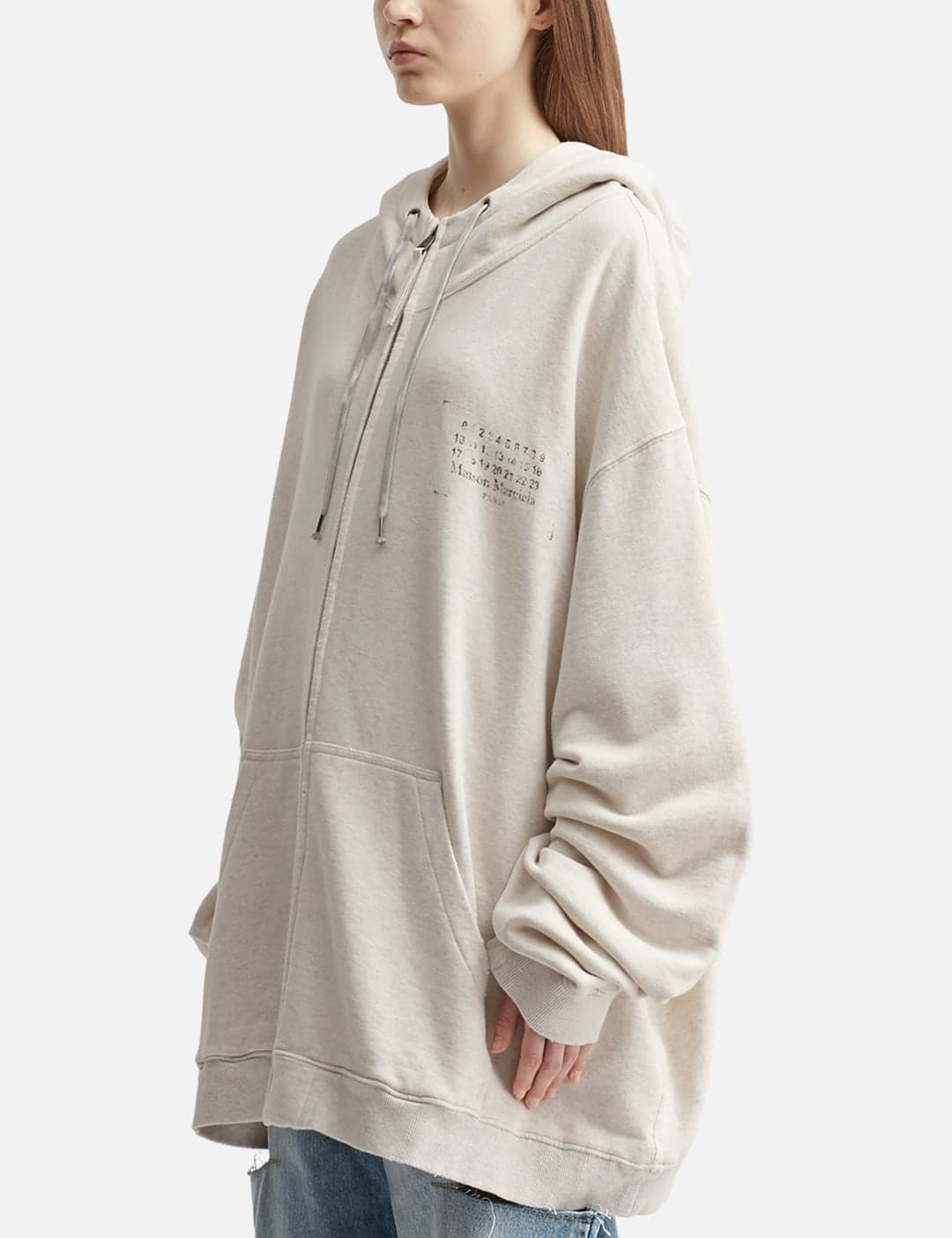 Stamp Logo Zip Hoodie view 1