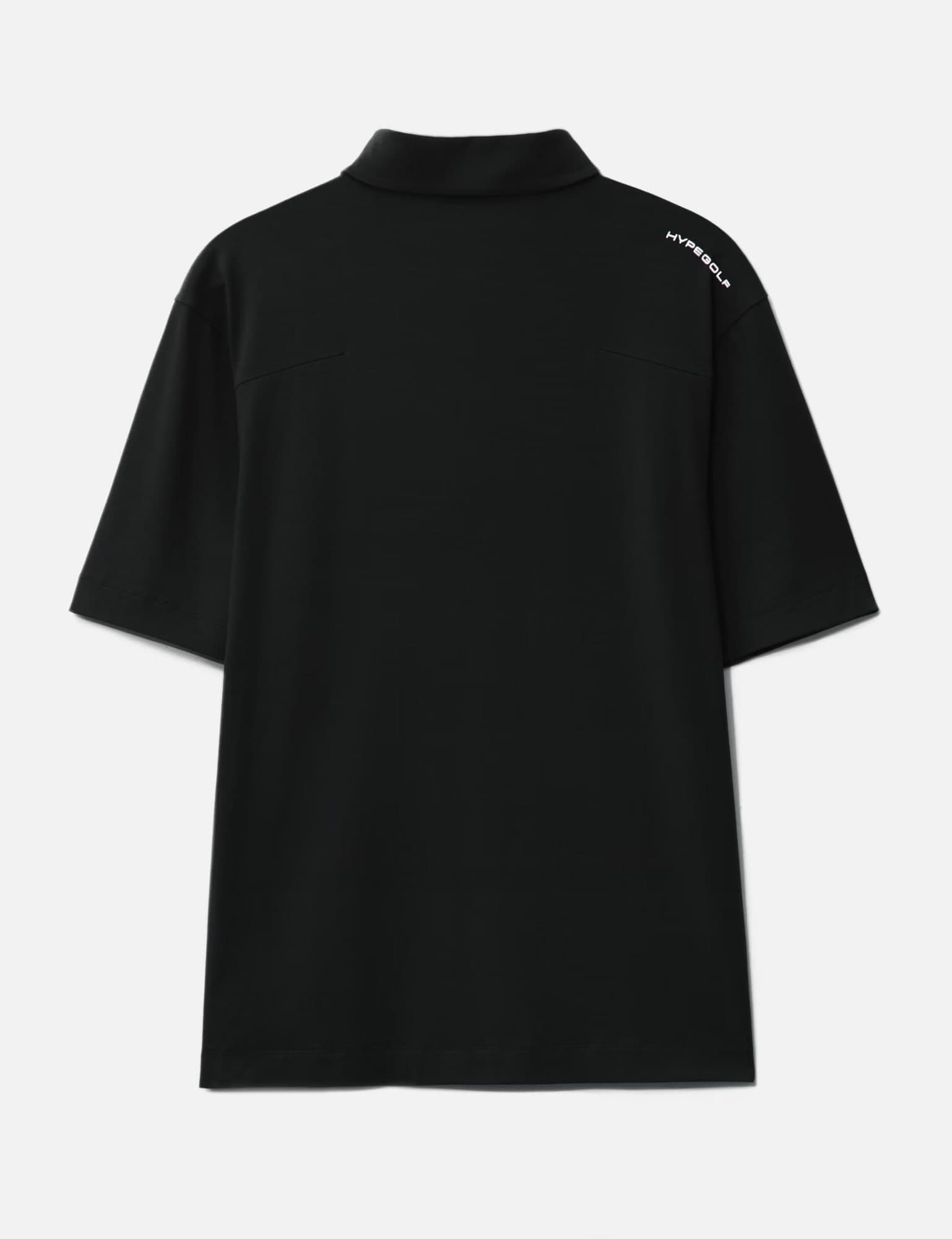 X POST ARCHIVE FACTION (PAF) Half Zip-Up Polo T-Shirts view 1