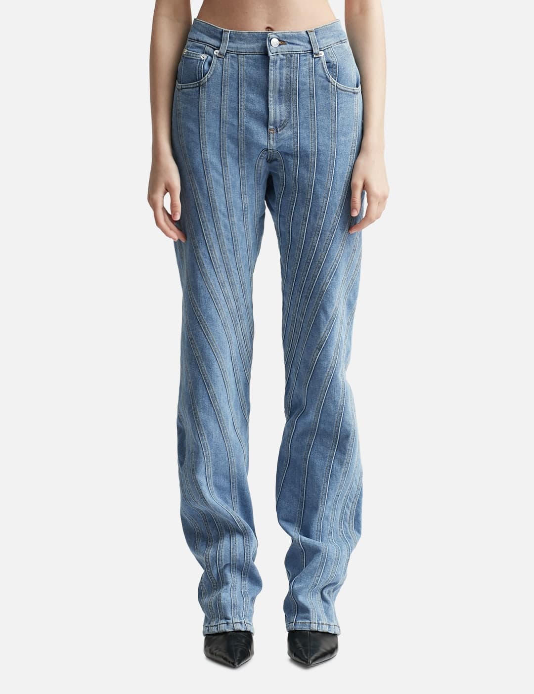 Low Waisted Spiral Jeans
