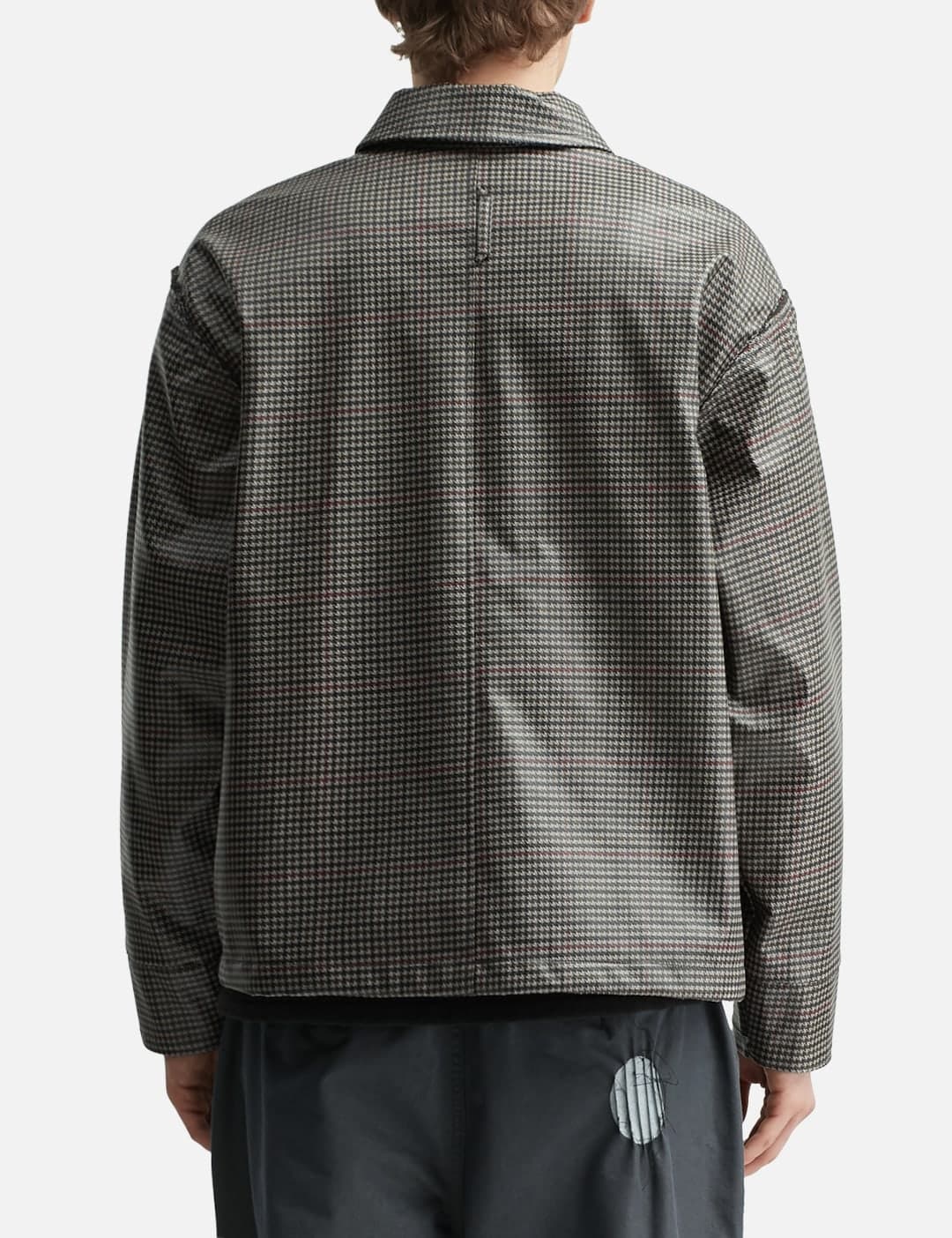 Reimagined Coated Houndstooth Check Jacket view 4