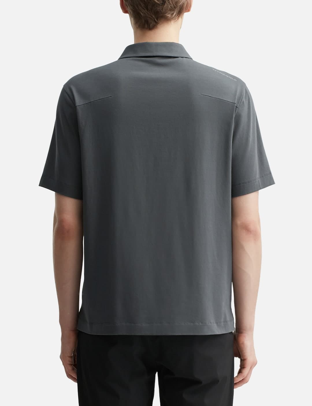 X POST ARCHIVE FACTION (PAF) Half Zip-Up Polo T-Shirts view 4