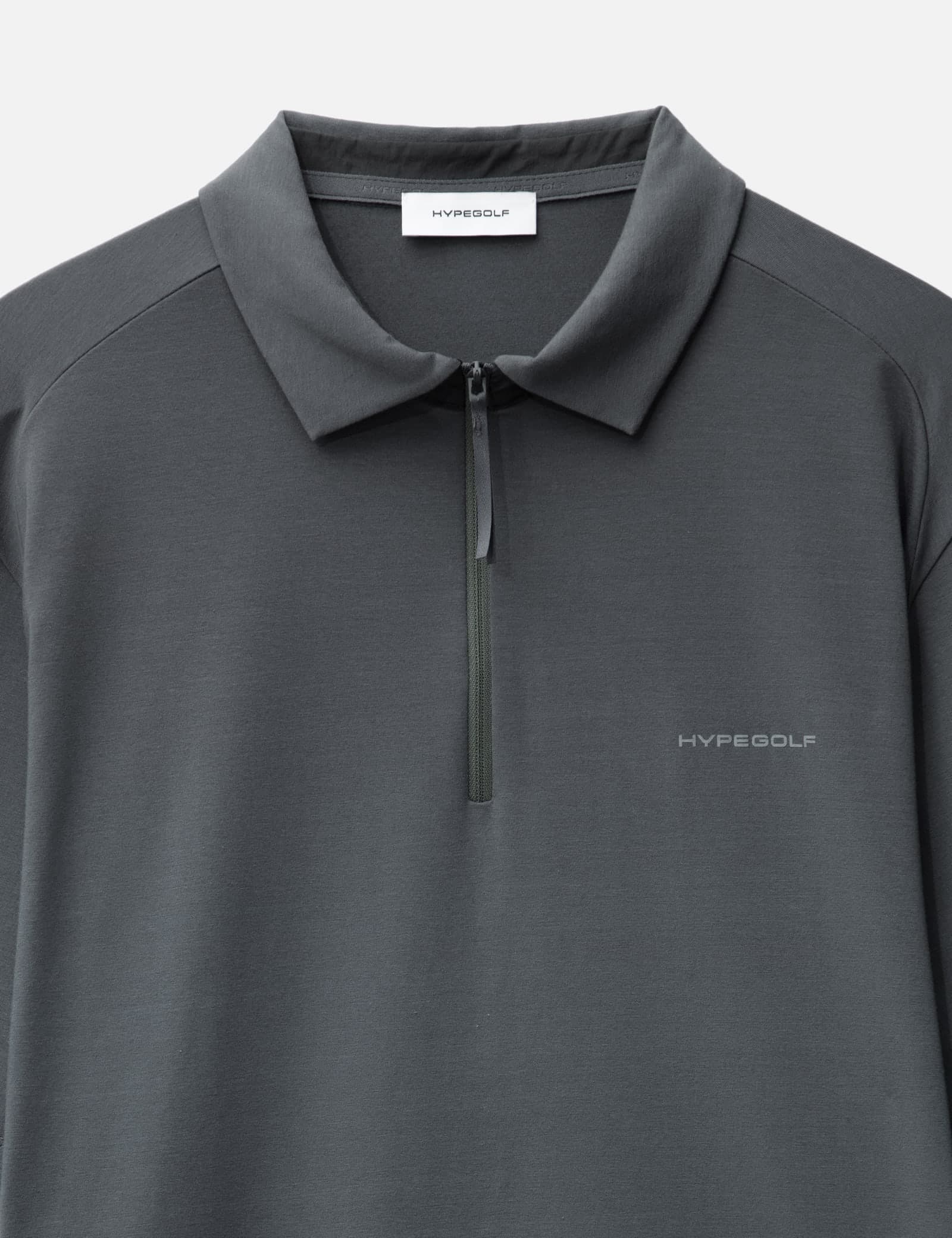 X POST ARCHIVE FACTION (PAF) Half Zip-Up Polo T-Shirts view 6