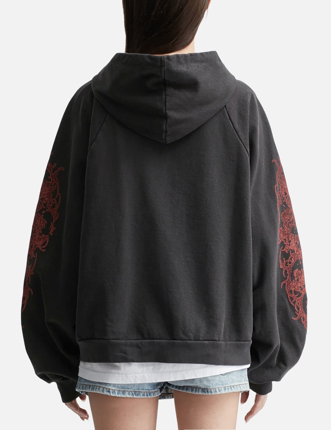 Afflicted Zip-Up Hoodie view 3