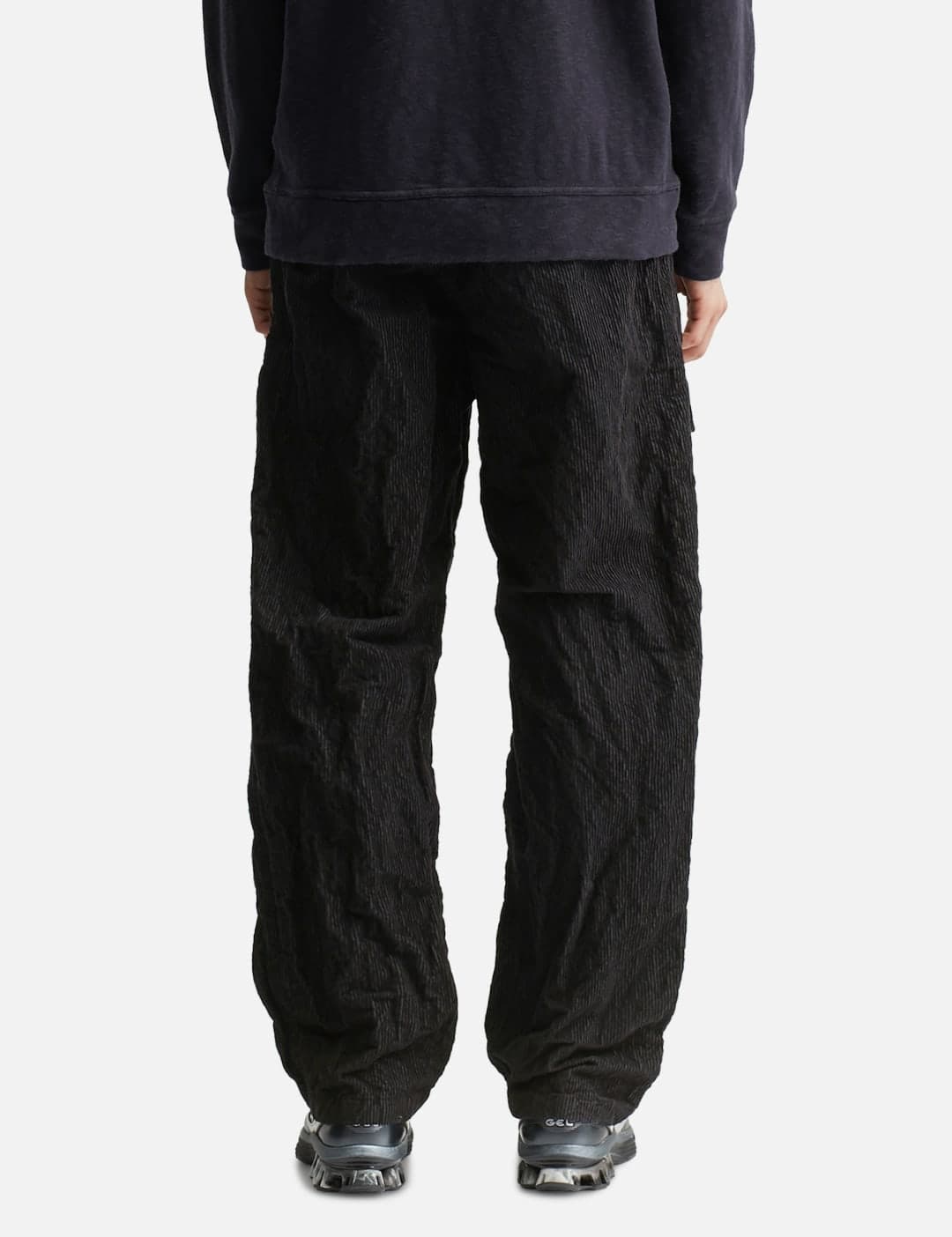 Wrinkled Corduroy 500-TC Cargo Trousers view 4